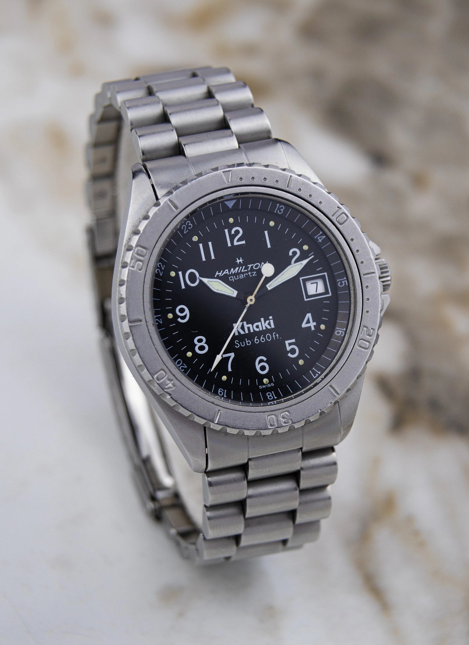 1990s Hamilton Khaki Sub Quartz 9399