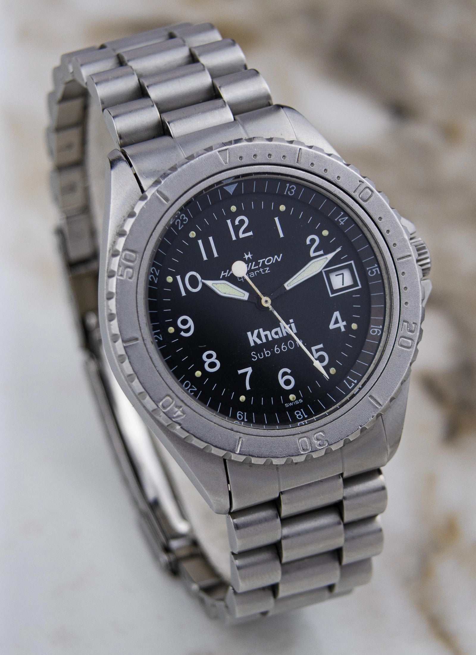 1990s Hamilton Khaki Sub Quartz 9399