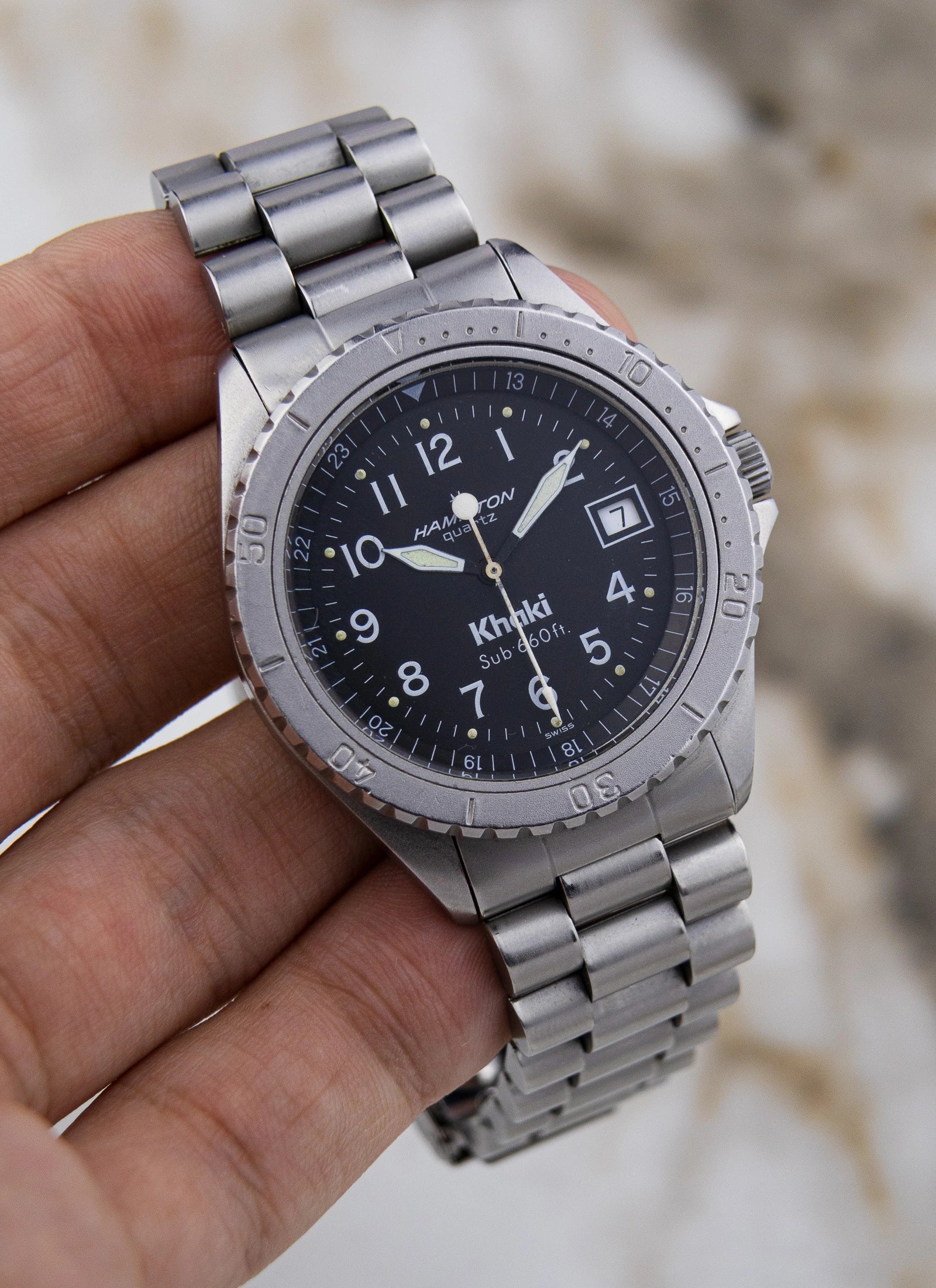 1990s Hamilton Khaki Sub Quartz 9399