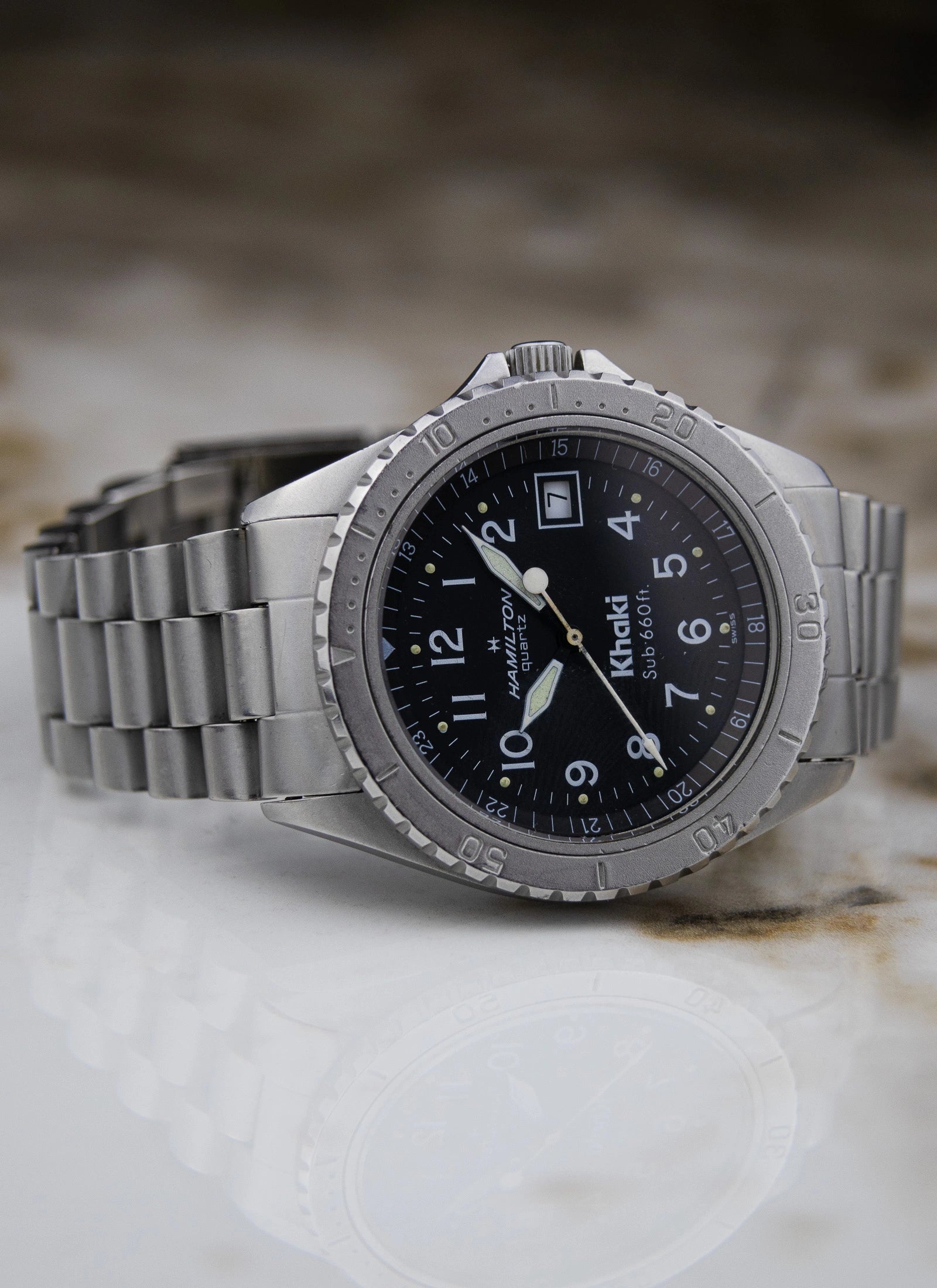 1990s Hamilton Khaki Sub Quartz 9399