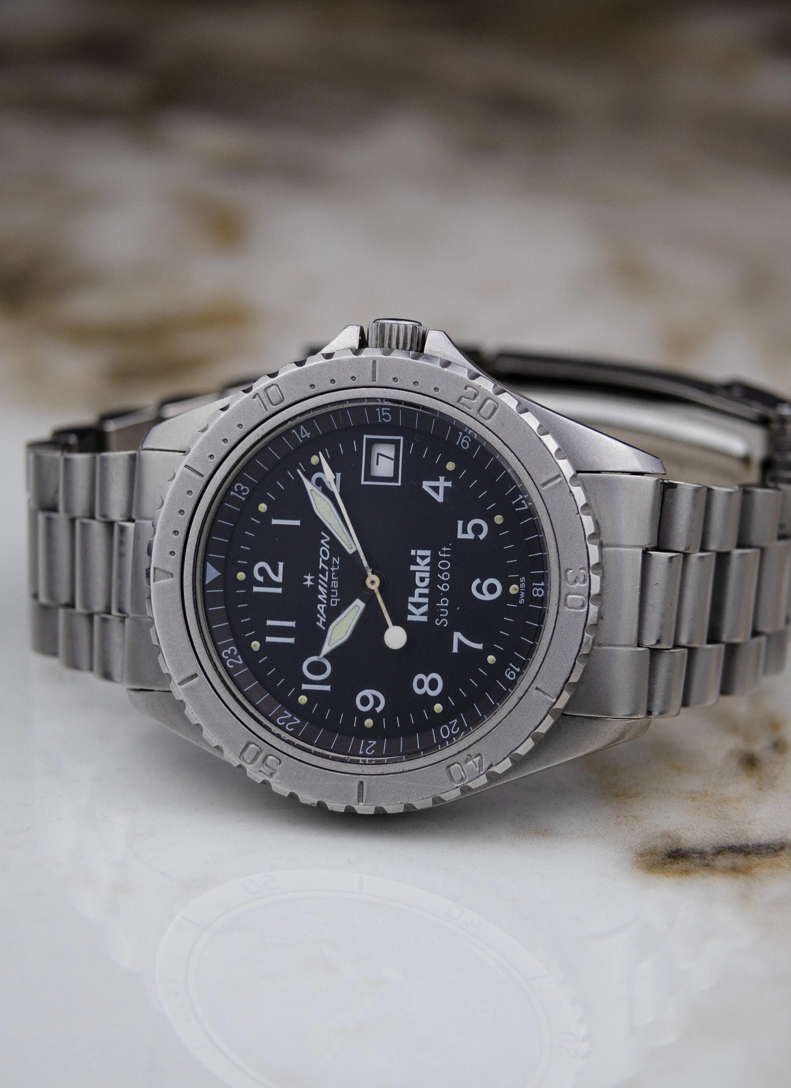 1990s Hamilton Khaki Sub Quartz 9399