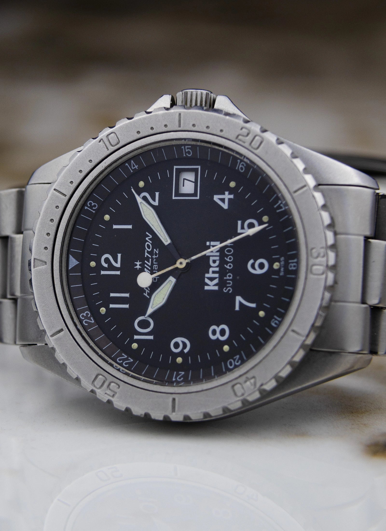 1990s Hamilton Khaki Sub Quartz 9399