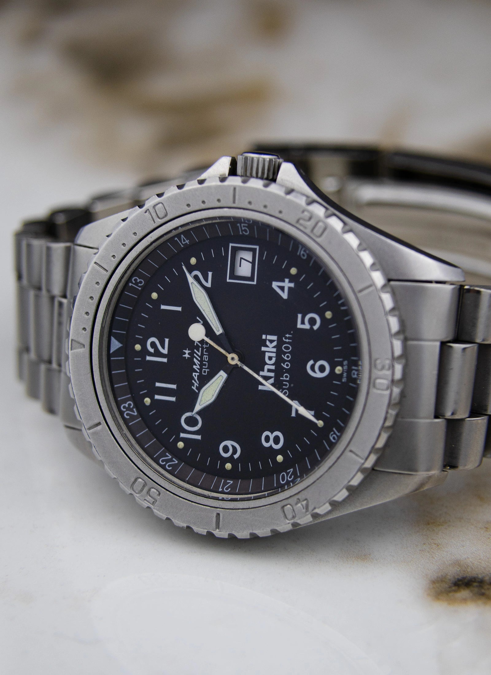 1990s Hamilton Khaki Sub Quartz 9399