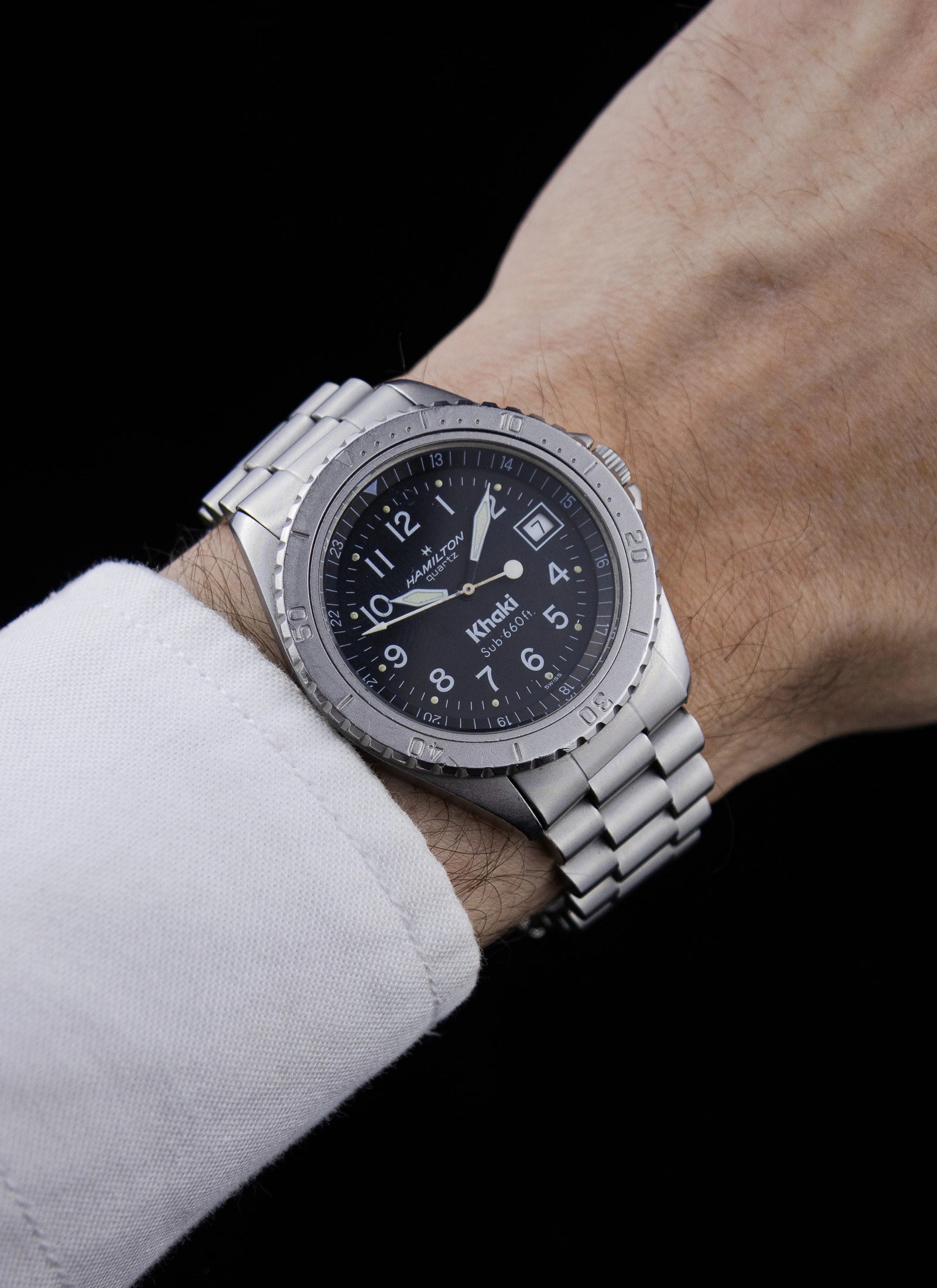 1990s Hamilton Khaki Sub Quartz 9399