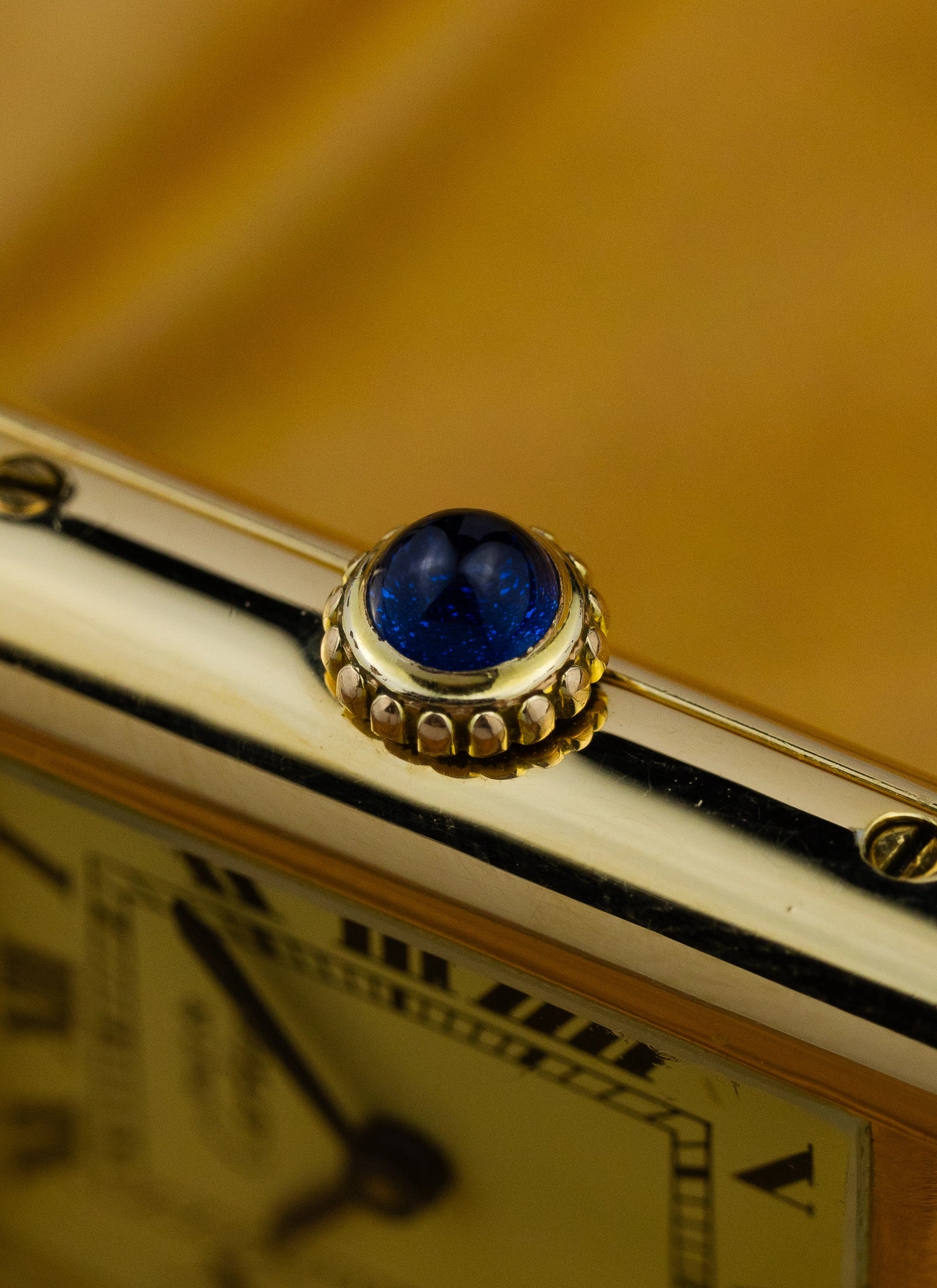 1980s Lady Cartier Must Tank Ivory Manual Winding