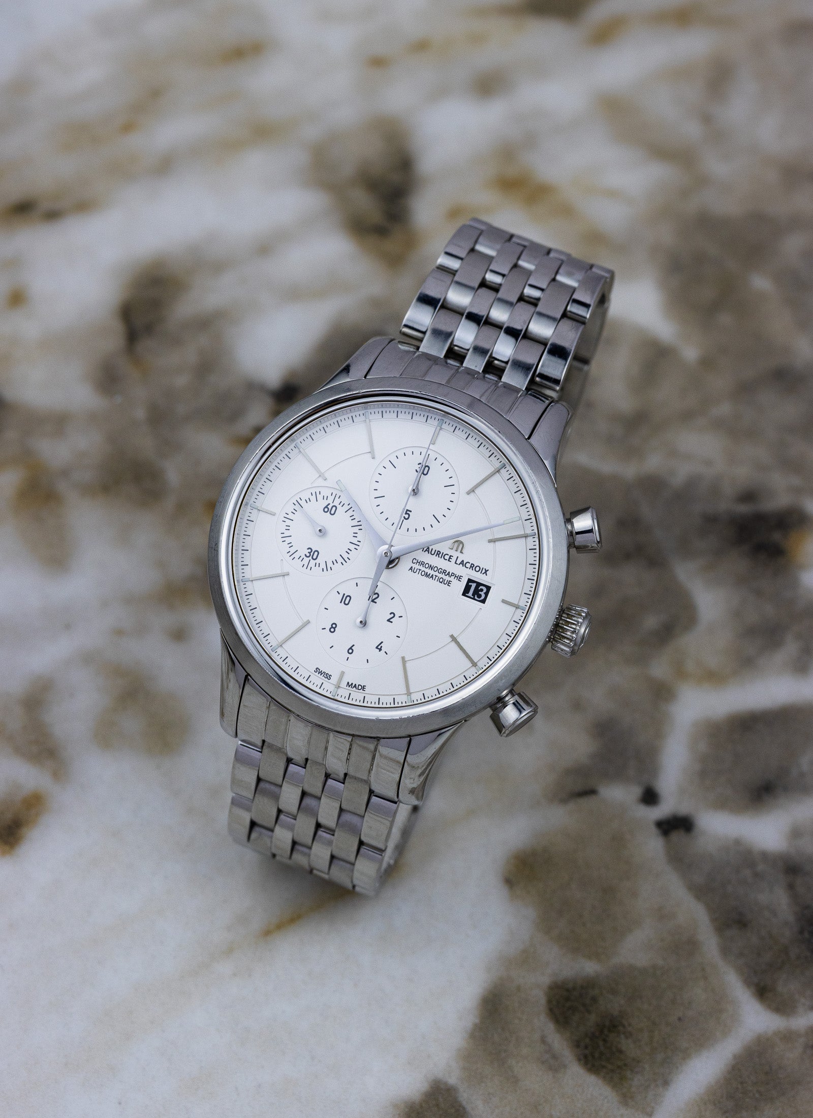 2010s Maurice Lacroix Les Classiques Chronographe LC6058