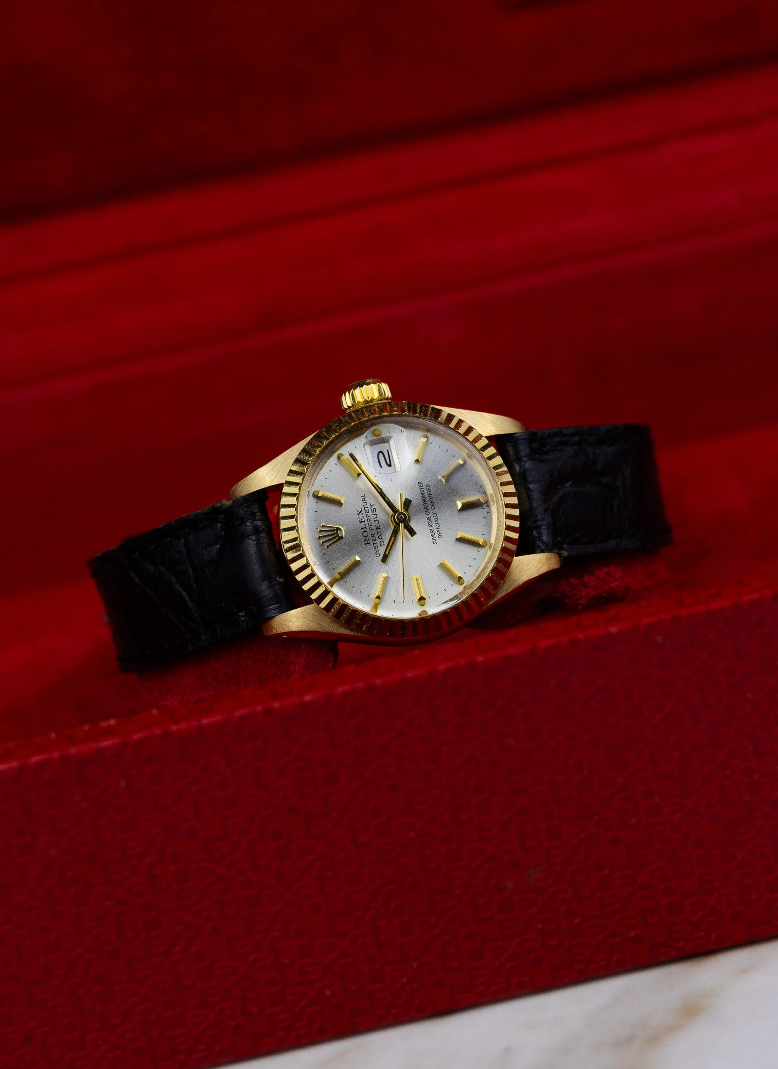 1978 18K Lady Rolex Datejust 6916 Box