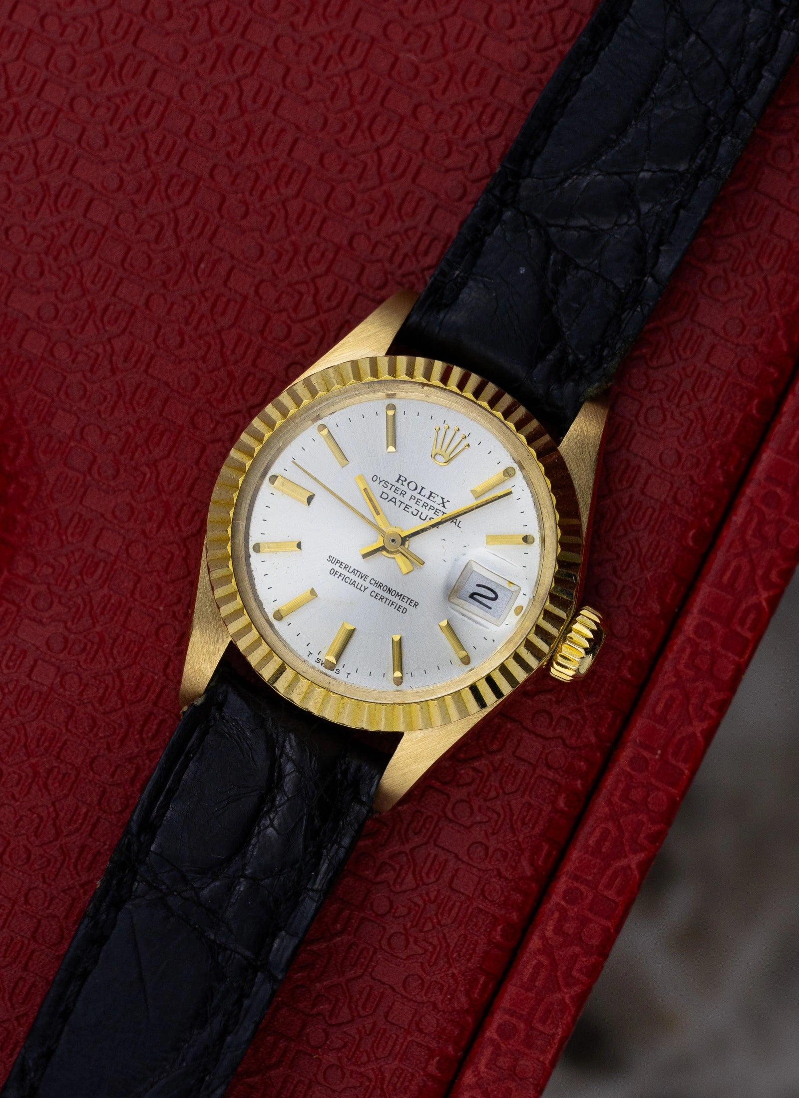 1978 18K Lady Rolex Datejust 6916 Box