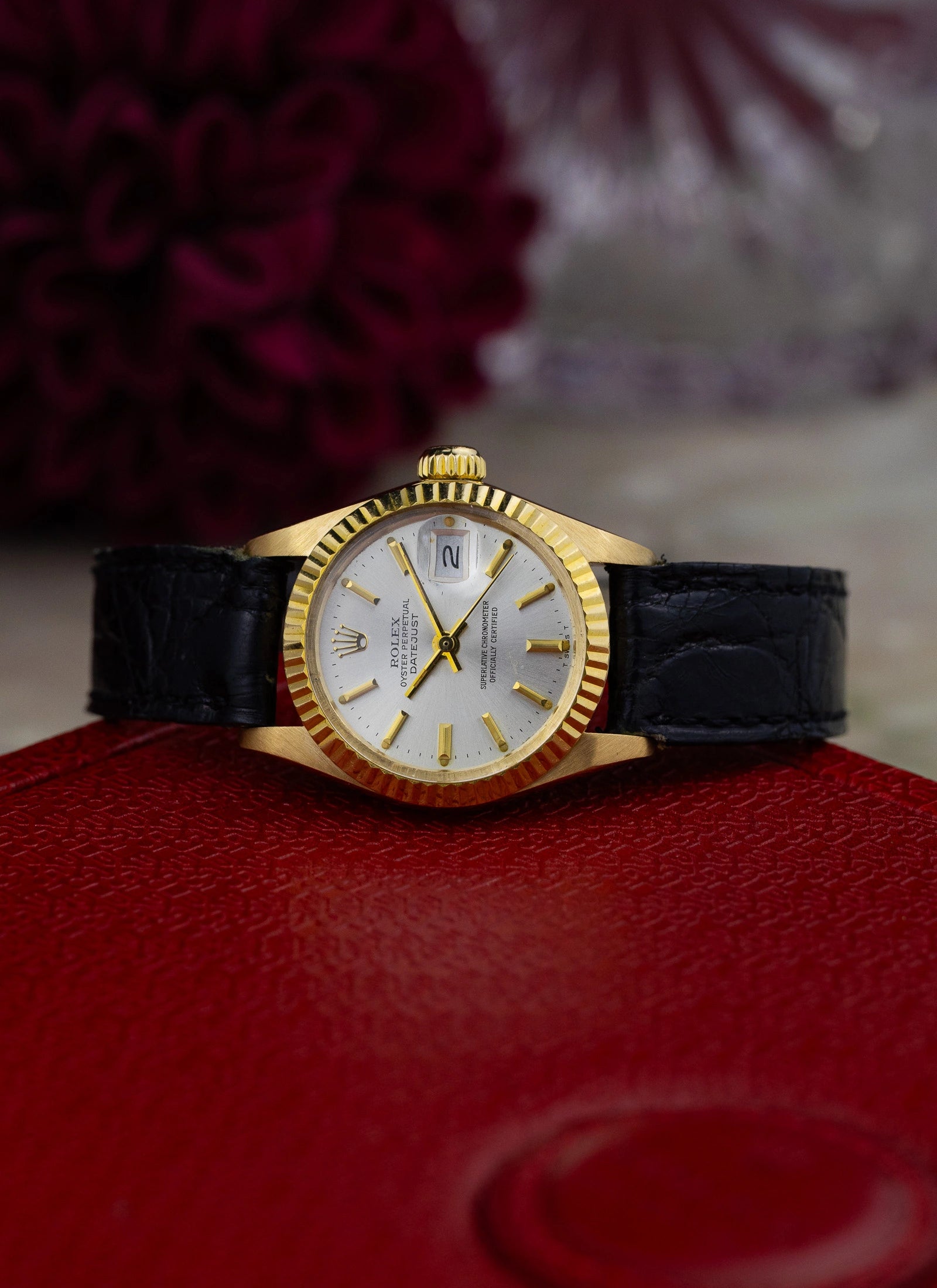 1978 18K Lady Rolex Datejust 6916 Box