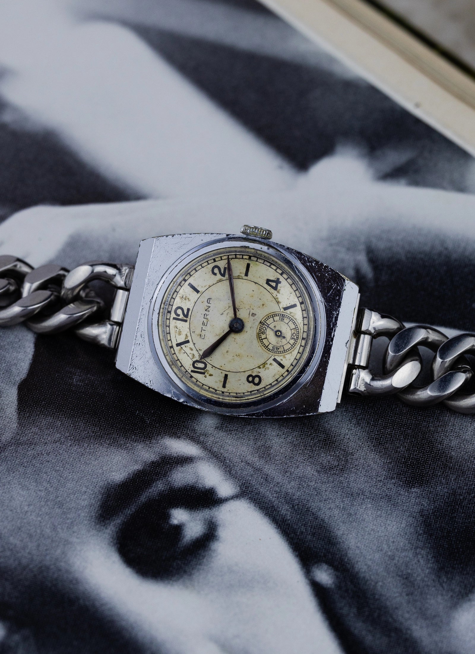 1930s Eterna Vintage Sector Dial Manual Winding Serviced