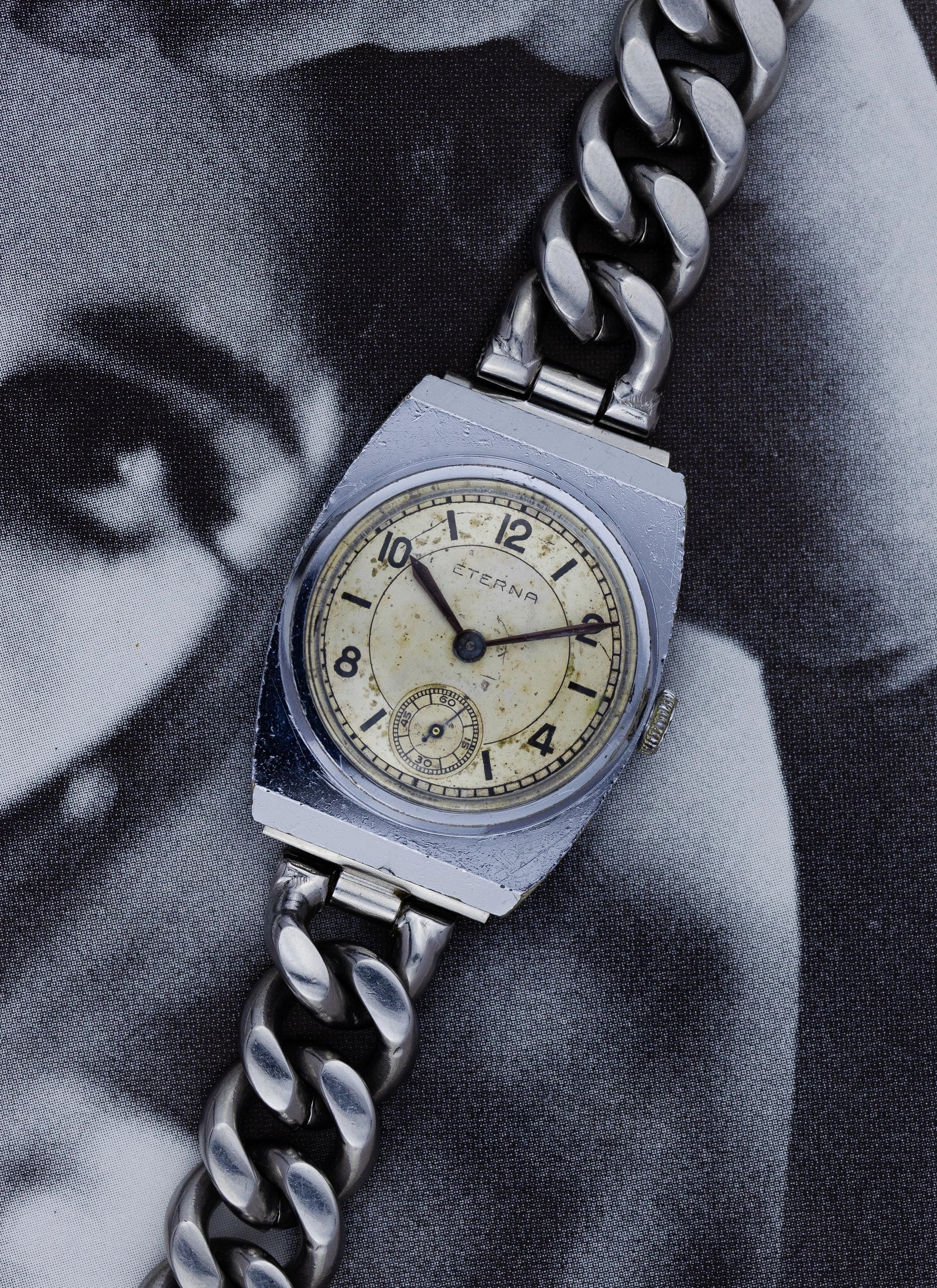 1930s Eterna Vintage Sector Dial Manual Winding Serviced