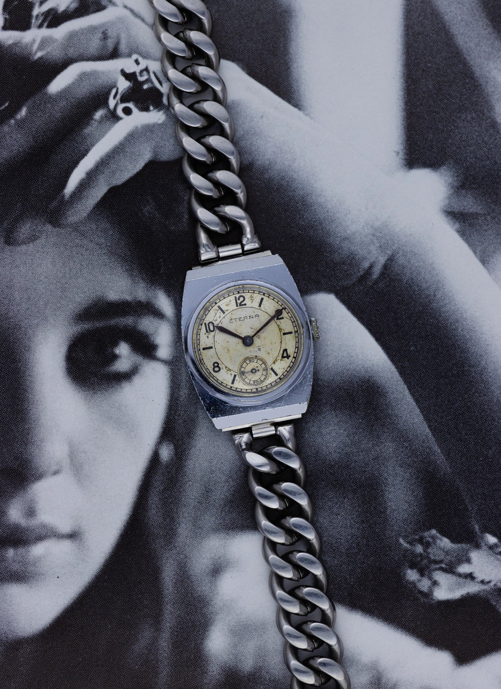 1930s Eterna Vintage Sector Dial Manual Winding Serviced