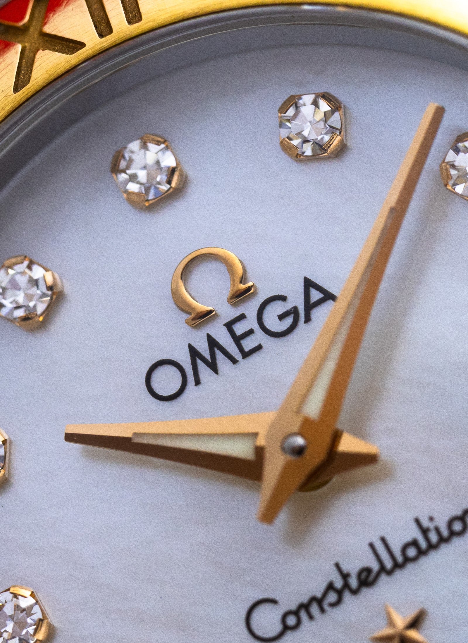 2010s Lady Omega Constellation Bicolor MOP Diamonds Dial 795.1001 cal. 1376 Box