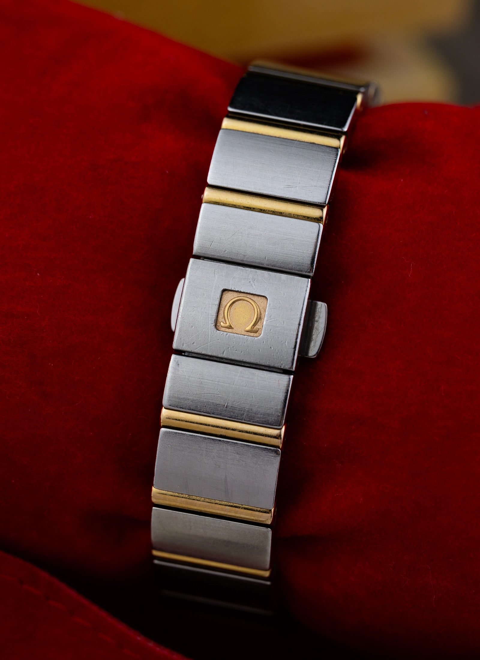 2010s Lady Omega Constellation Bicolor MOP Diamonds Dial 795.1001 cal. 1376 Box