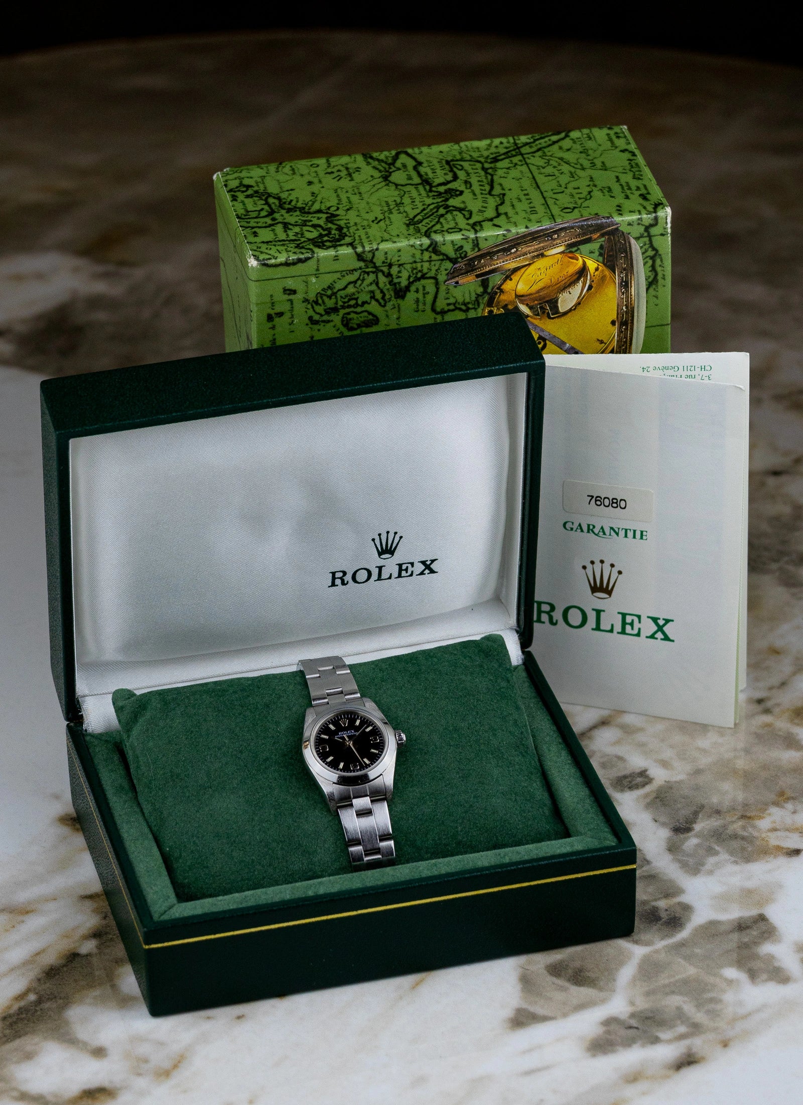 1999 Lady Rolex Oyster Perpetual 76080 Full Set