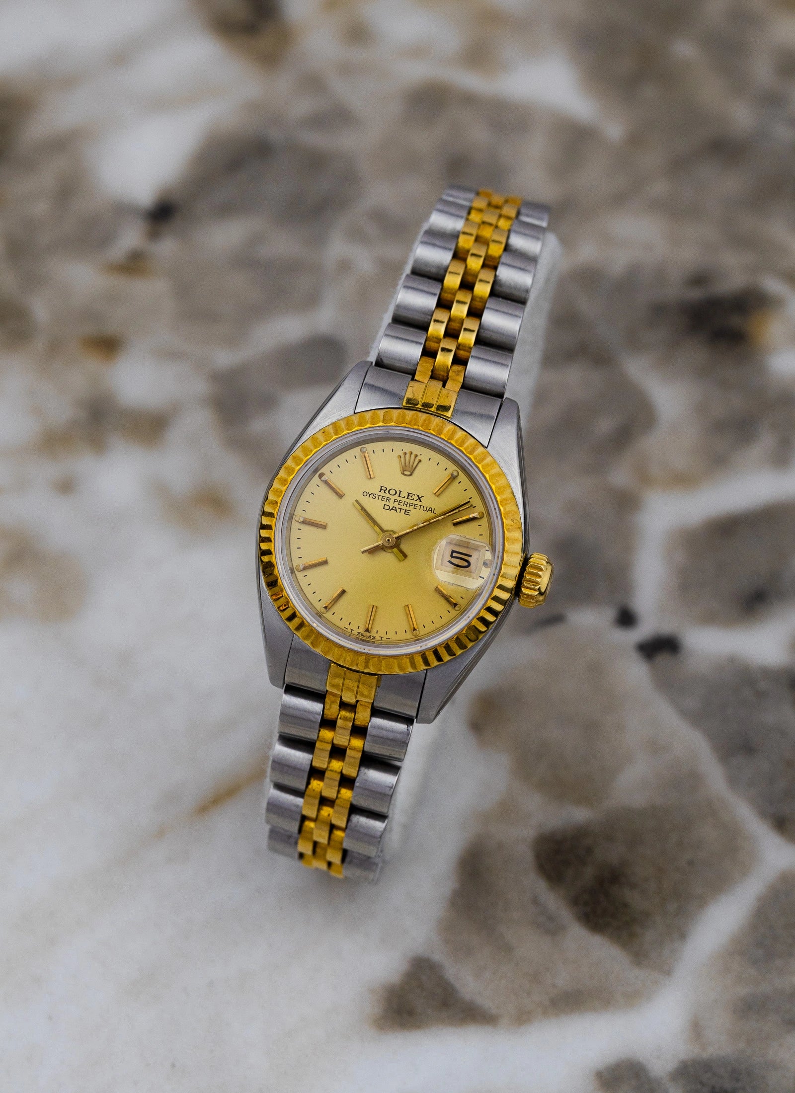 1984 Lady Rolex Oyster Perpetual Date 6917 Bicolor Box