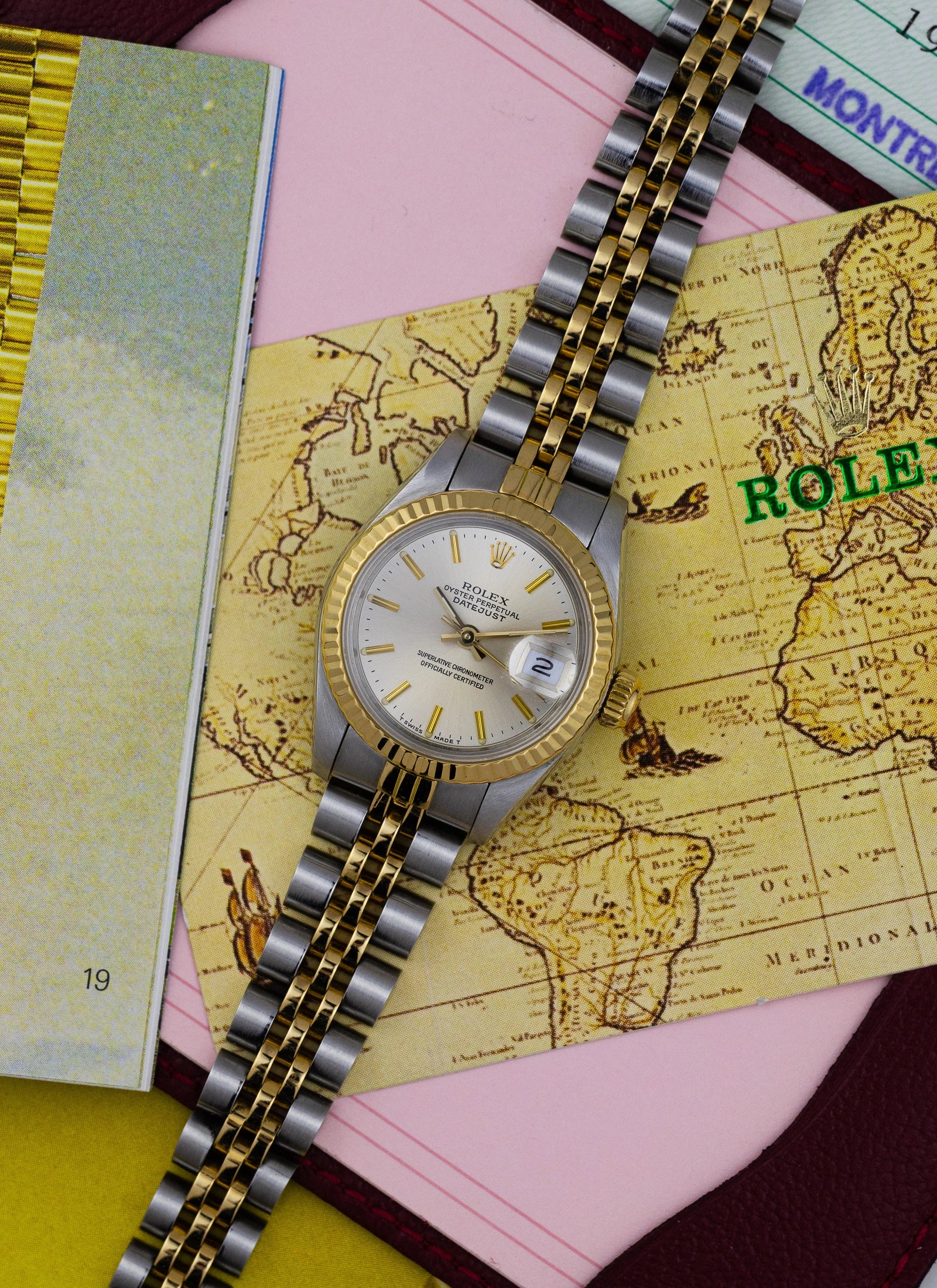 1988 Lady Rolex Datejust Bicolor 69173 Full Set