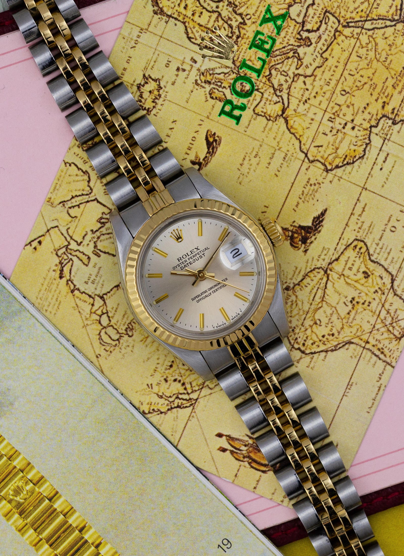 1988 Lady Rolex Datejust Bicolor 69173 Full Set