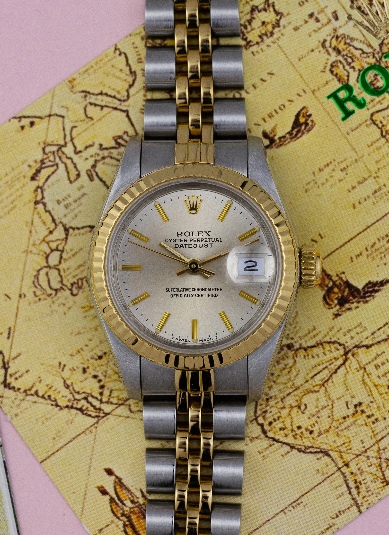 1988 Lady Rolex Datejust Bicolor 69173 Full Set