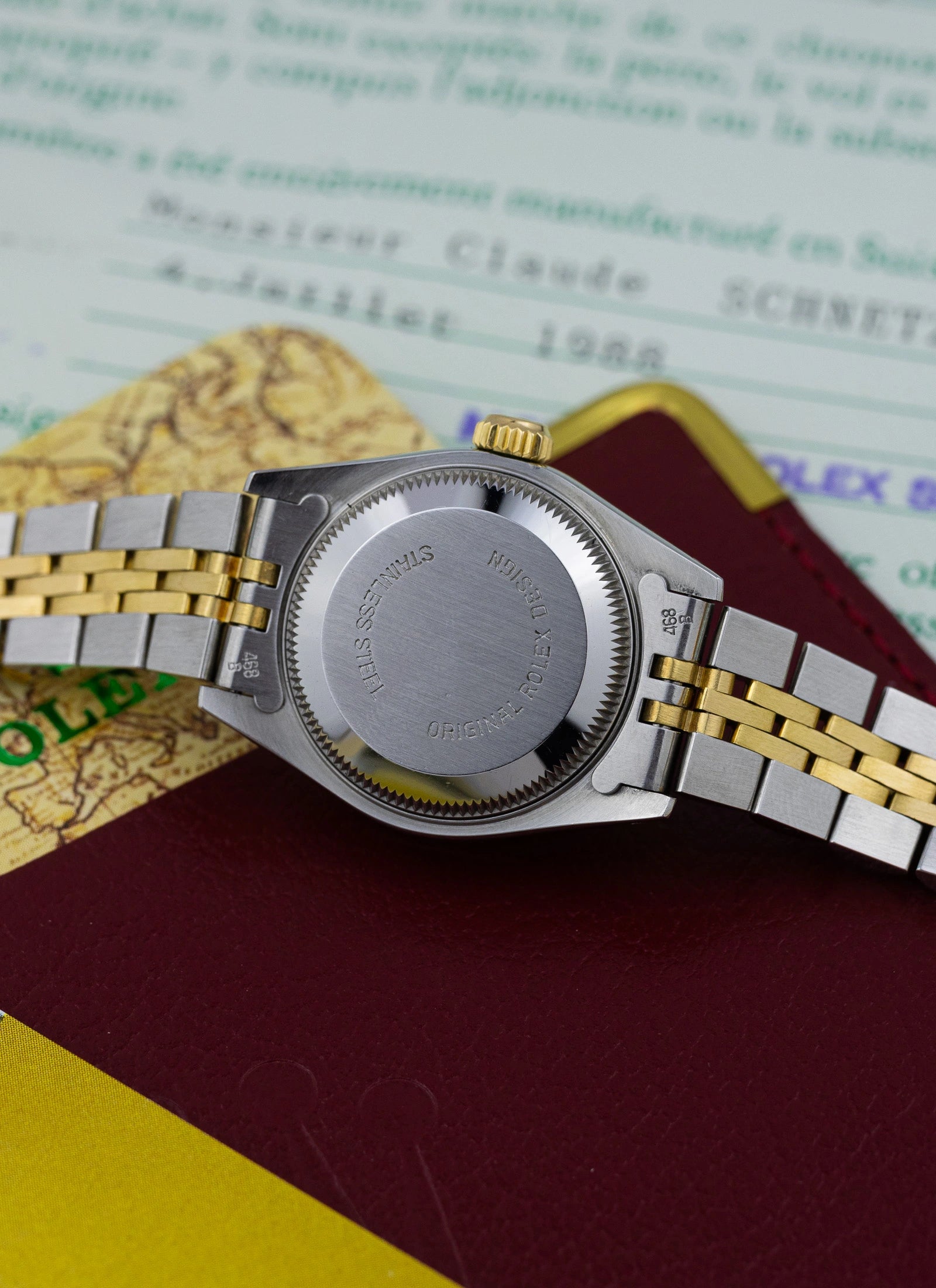 1988 Lady Rolex Datejust Bicolor 69173 Full Set