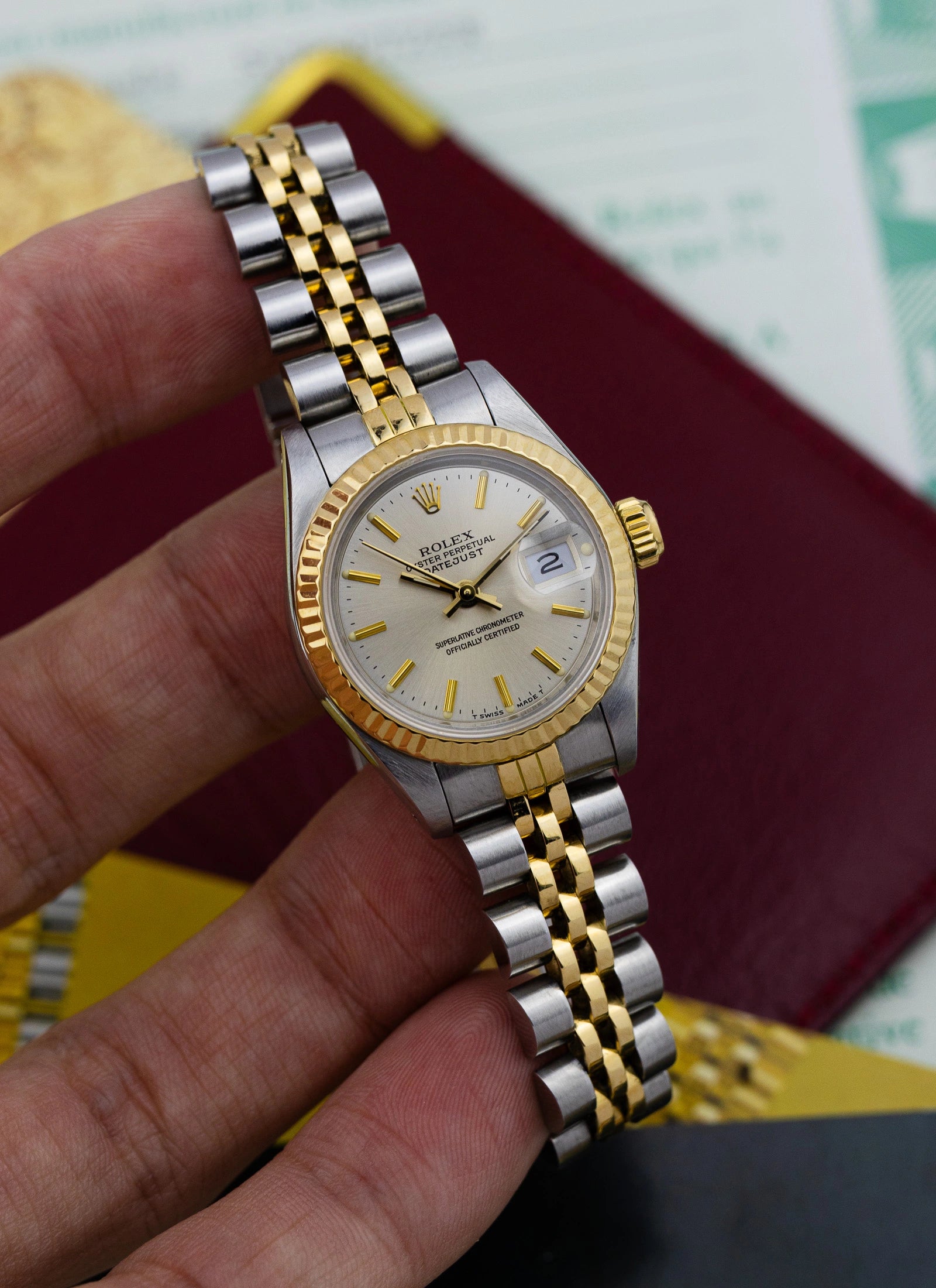 1988 Lady Rolex Datejust Bicolor 69173 Full Set