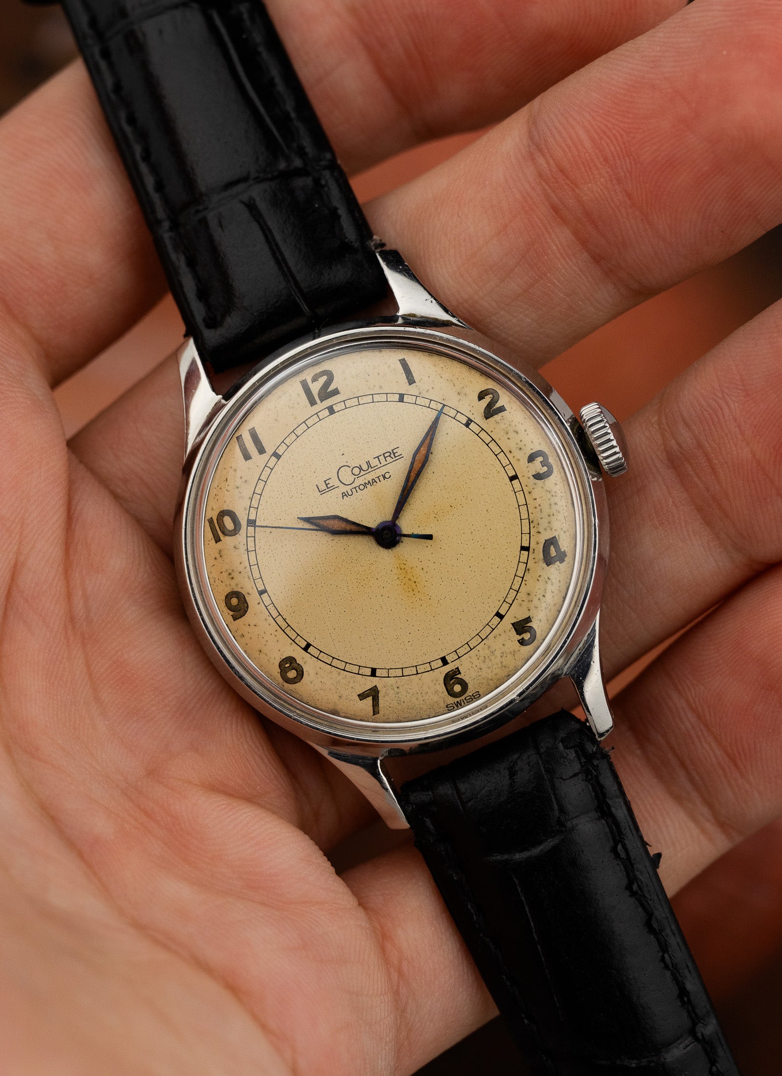 1940s Jaeger-LeCoultre Bumper Radium 337251 cal. 12A Serviced