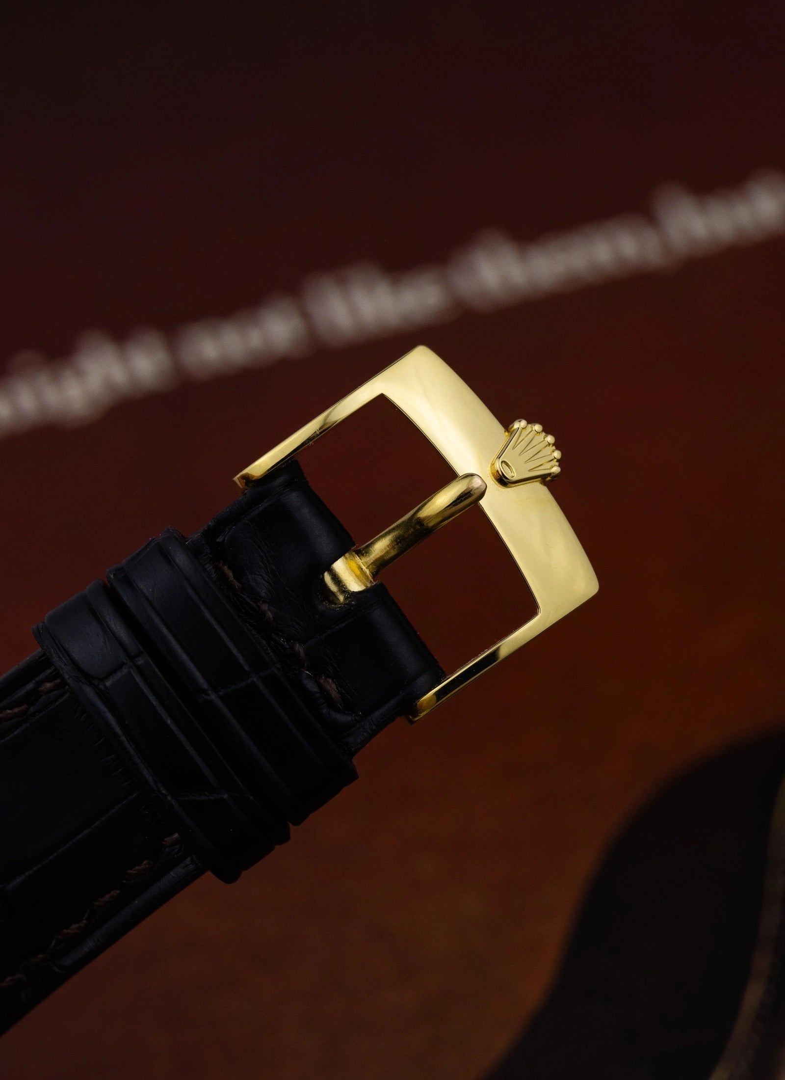 1983 18K Rolex Day-Date Lemoncello Roman Dial 18038 Box