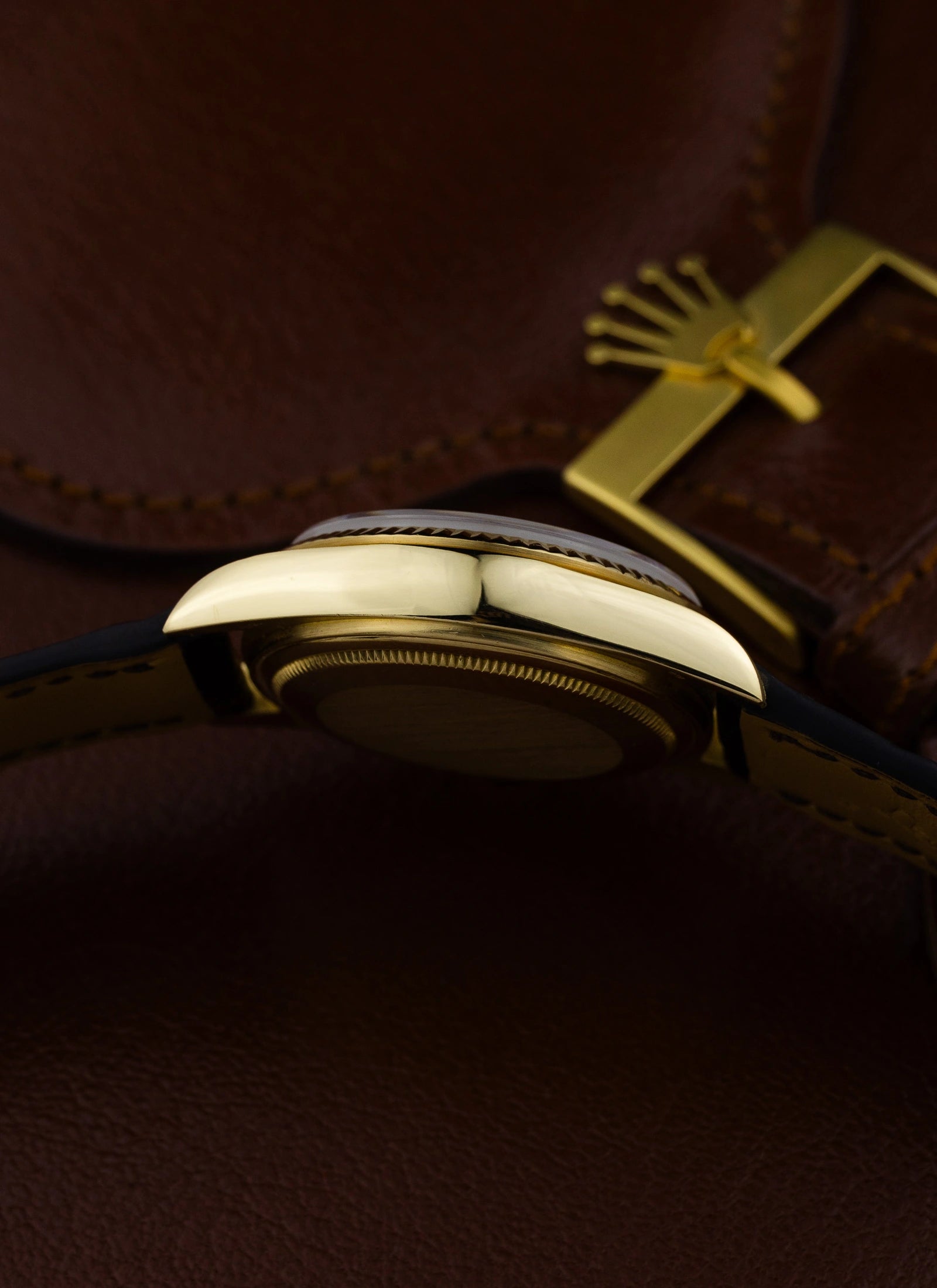 1983 18K Rolex Day-Date Lemoncello Roman Dial 18038 Box