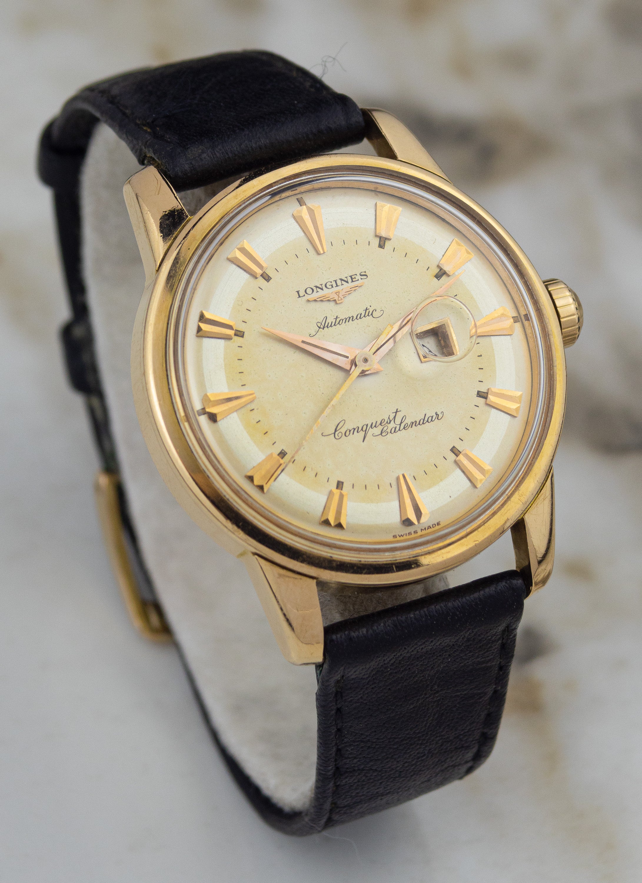 1959 Longines Conquest Calendar 9005 cal. 19 ASD