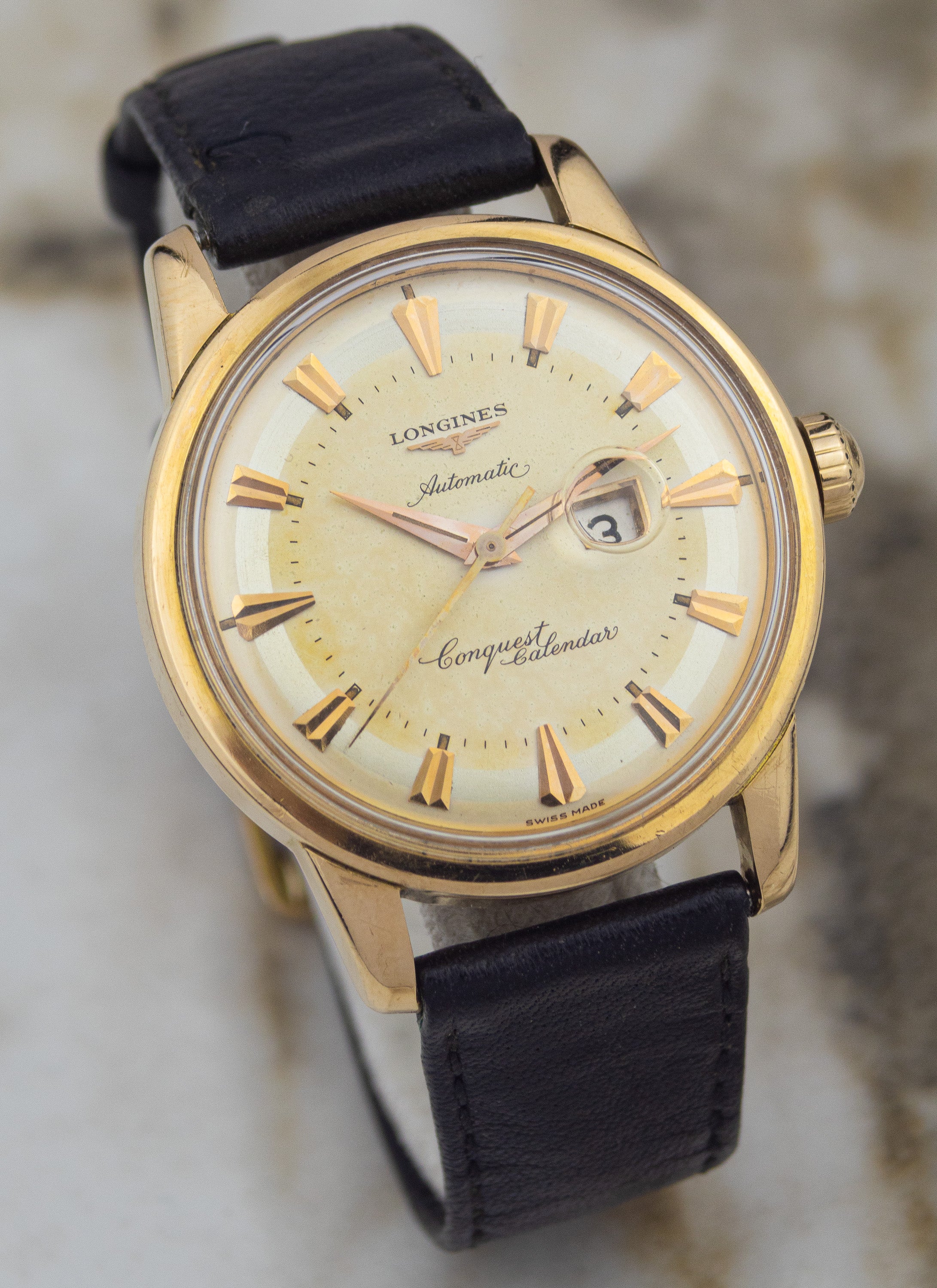 1959 Longines Conquest Calendar 9005 cal. 19 ASD