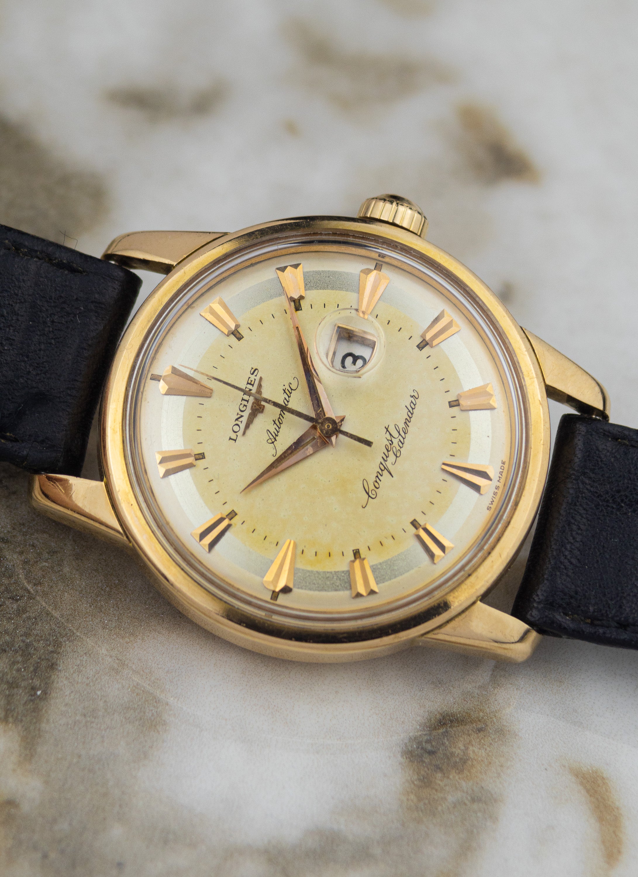 1959 Longines Conquest Calendar 9005 cal. 19 ASD