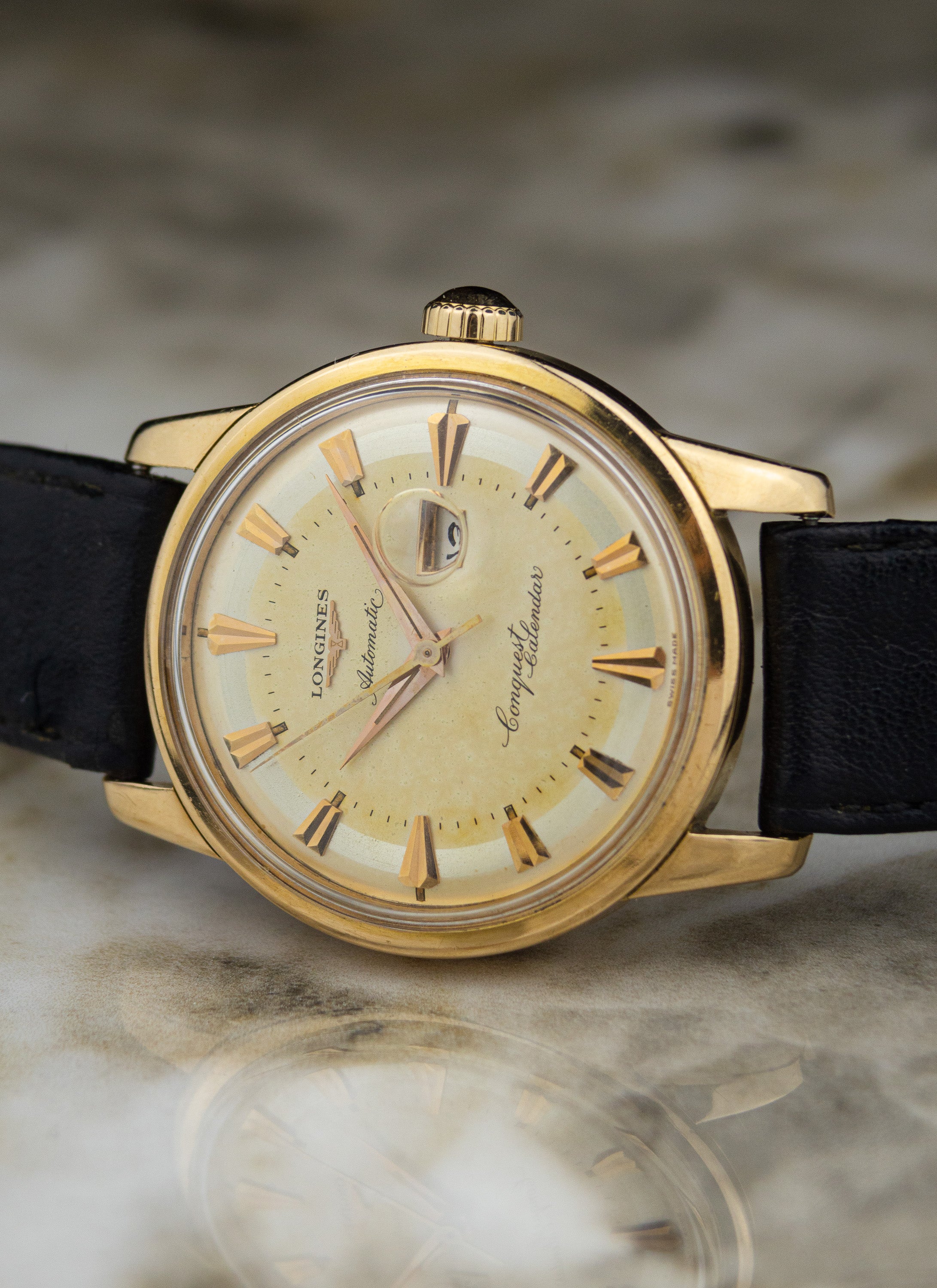 1959 Longines Conquest Calendar 9005 cal. 19 ASD