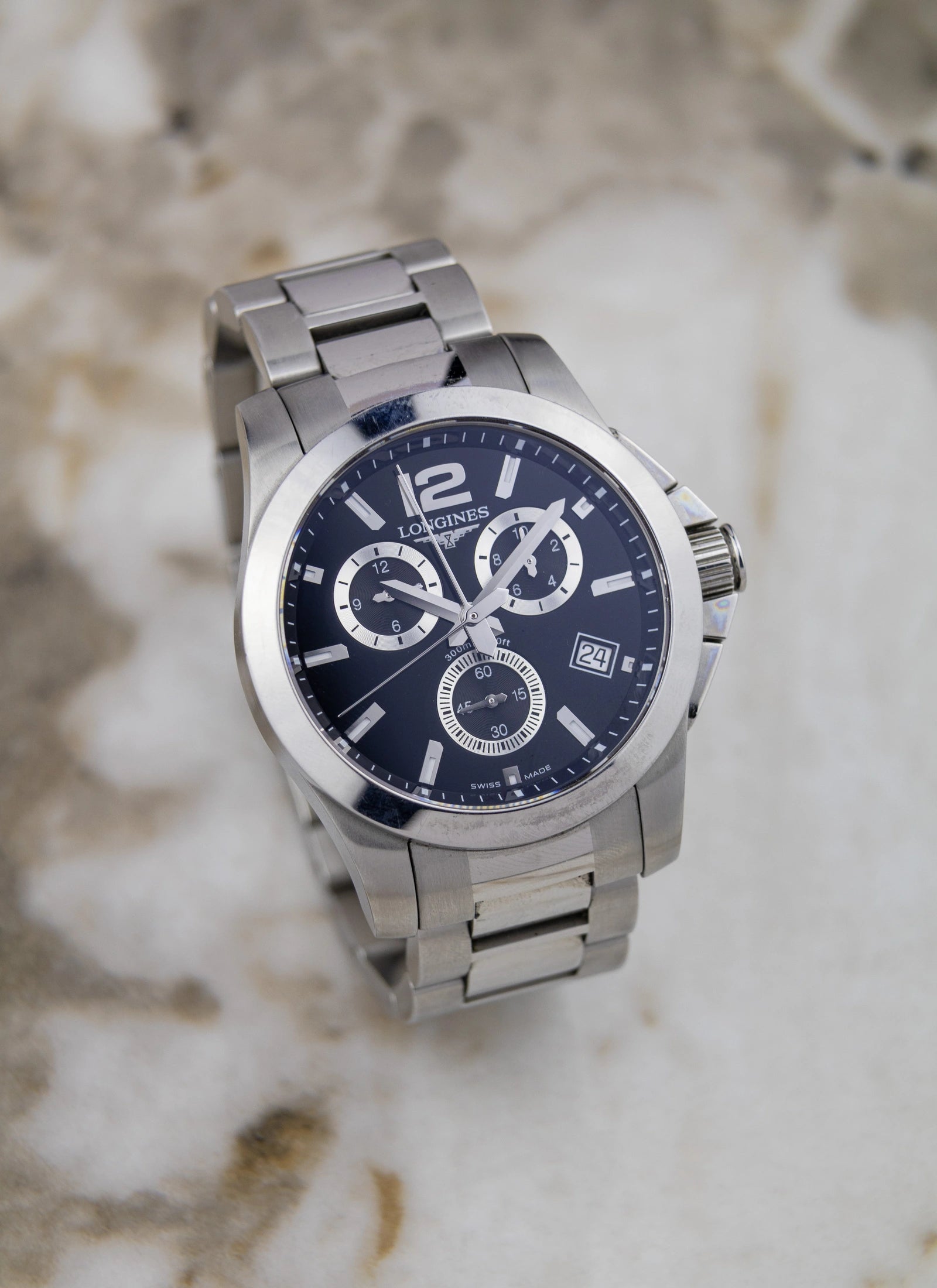 2017 Longines Conquest Chronograph L3.660.4 Full Set