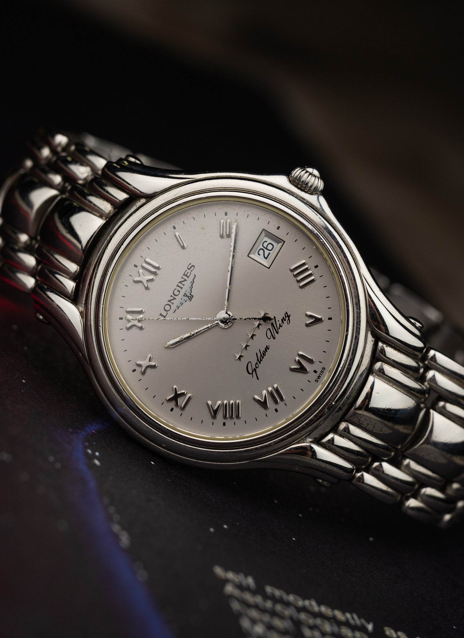 2000s Longines Golden Wing Roman Dial L3.606.4