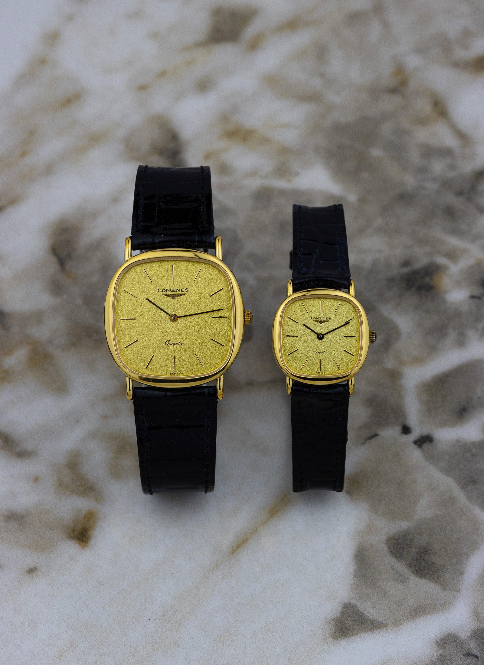 1980s Longines Quartz Duo – Ladies & Gentlemen, Full Set