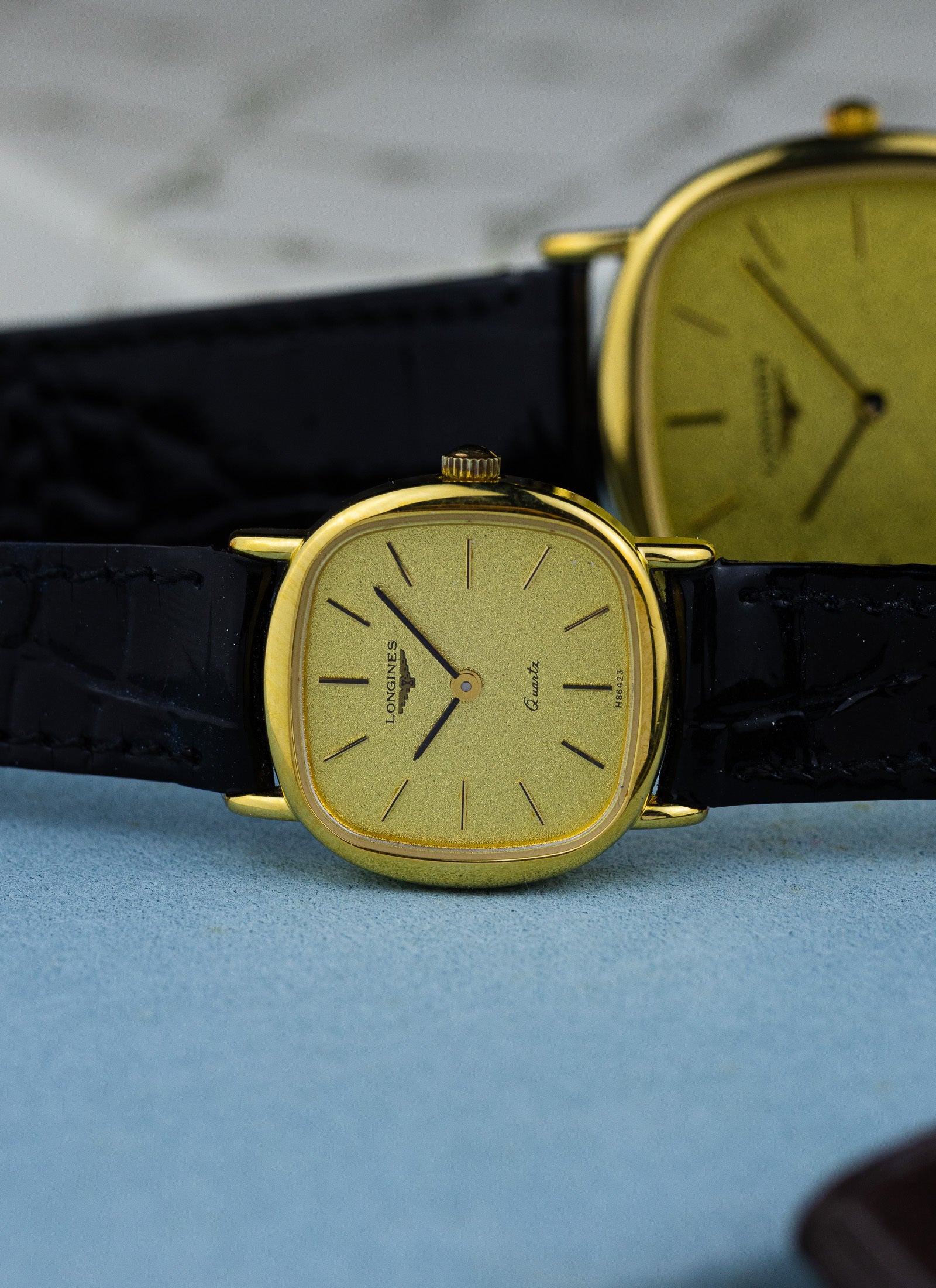 1980s Longines Quartz Duo – Ladies & Gentlemen, Full Set