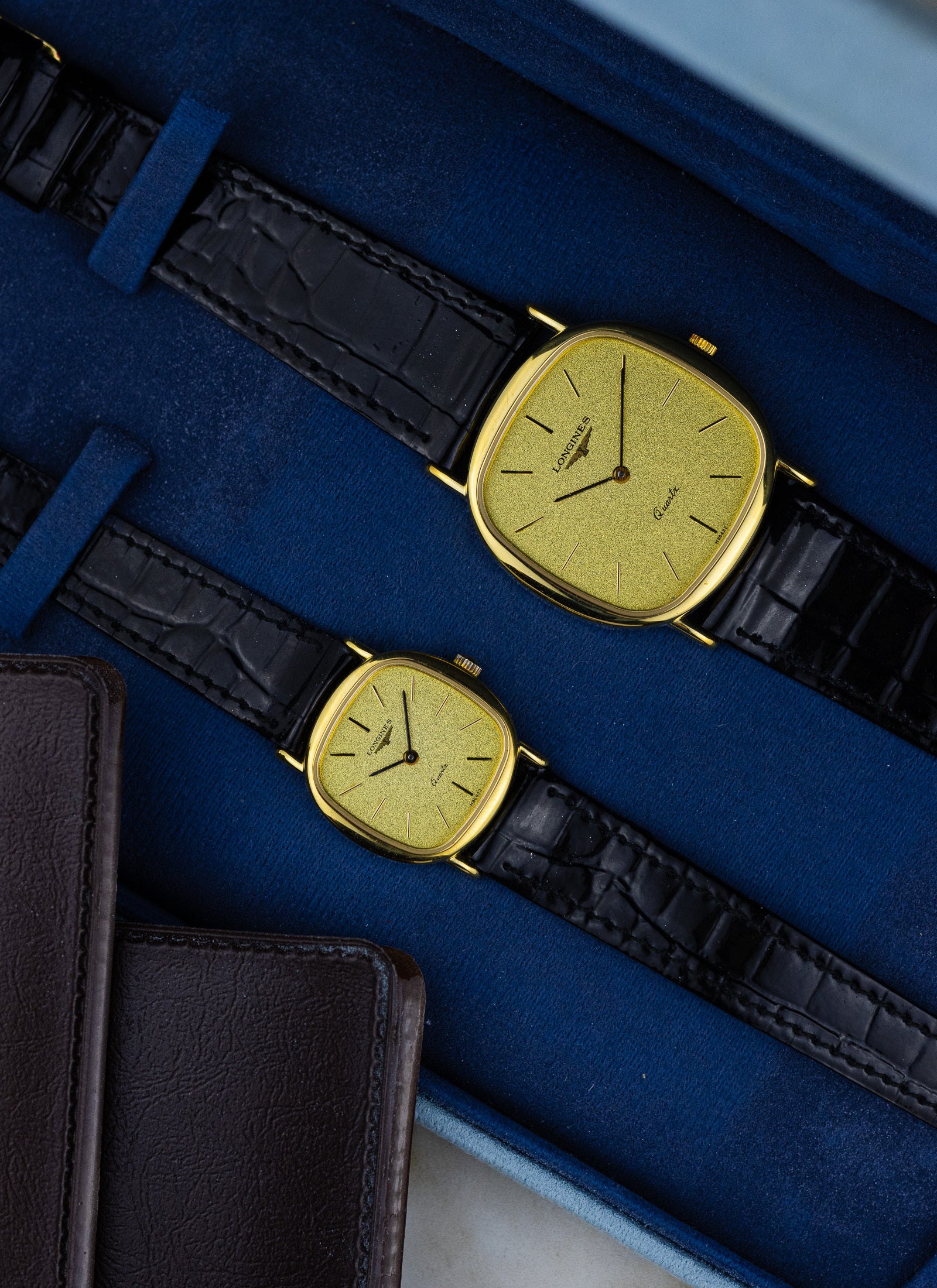 1980s Longines Quartz Duo – Ladies & Gentlemen, Full Set