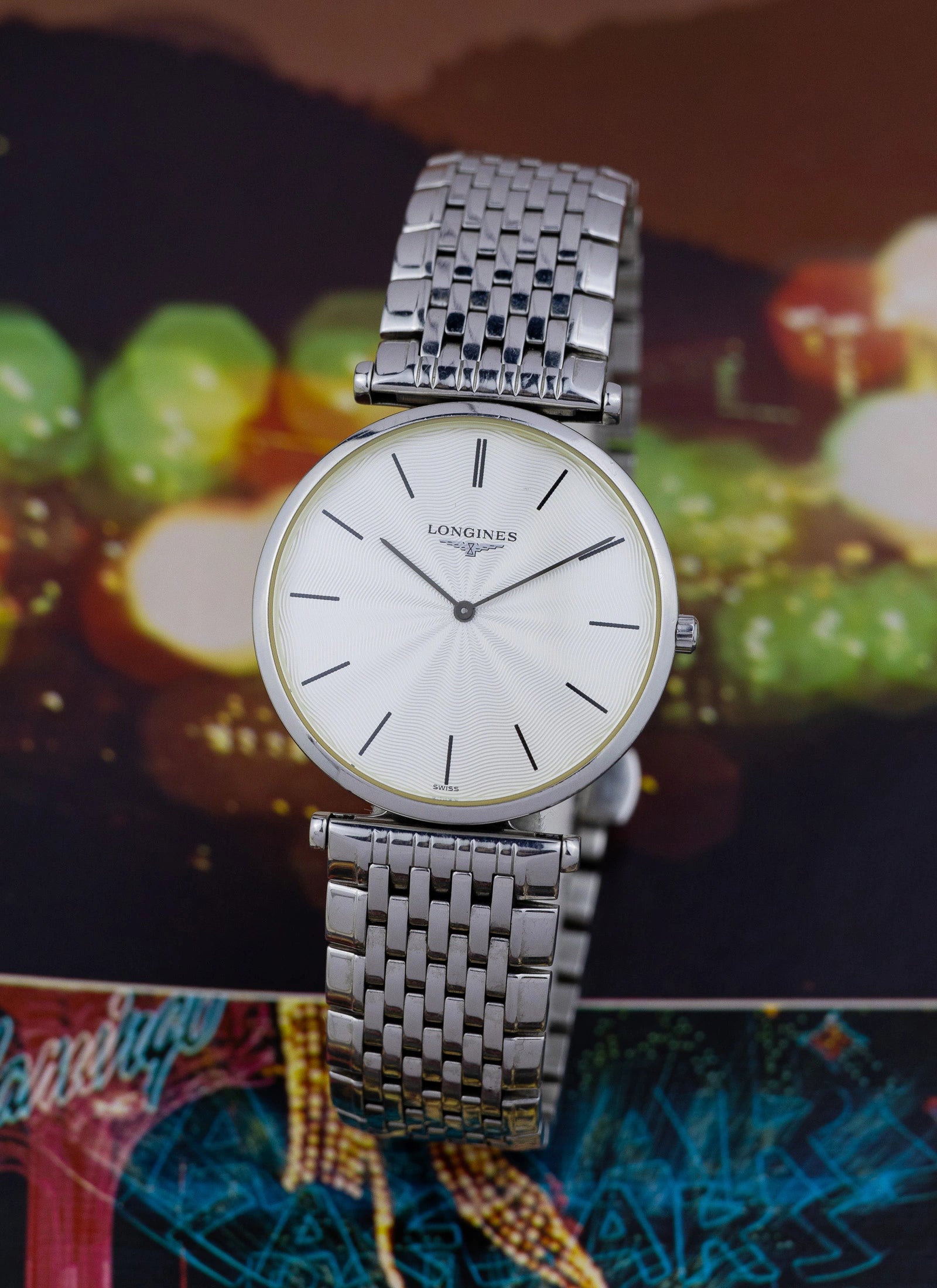 1990s Longines La Grande Classique Guilloche L4.709.4 cal. L.420.1
