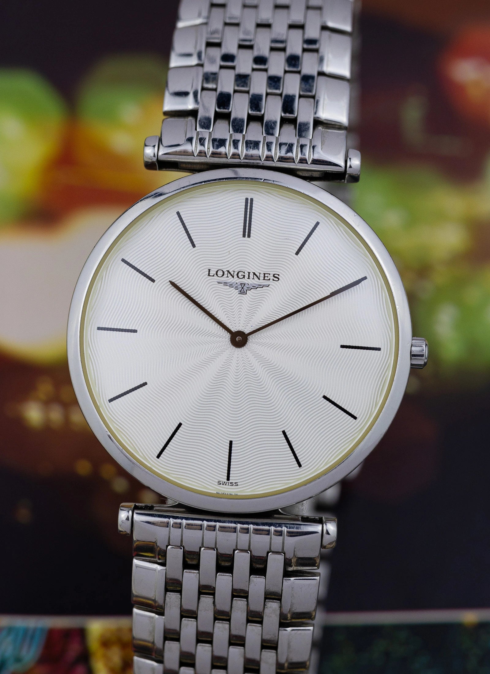 1990s Longines La Grande Classique Guilloche L4.709.4 cal. L.420.1