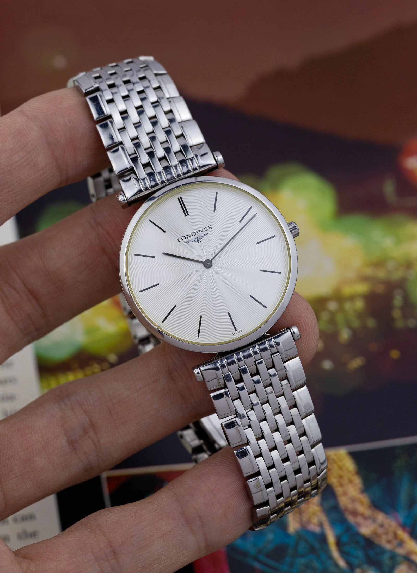 1990s Longines La Grande Classique Guilloche L4.709.4 cal. L.420.1