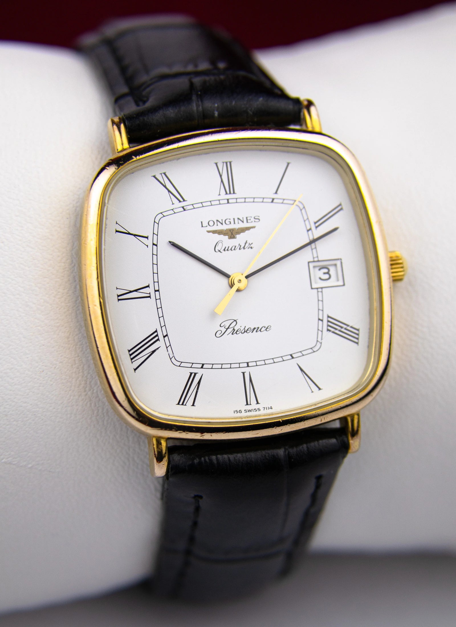 1980s Longines Presence 7114