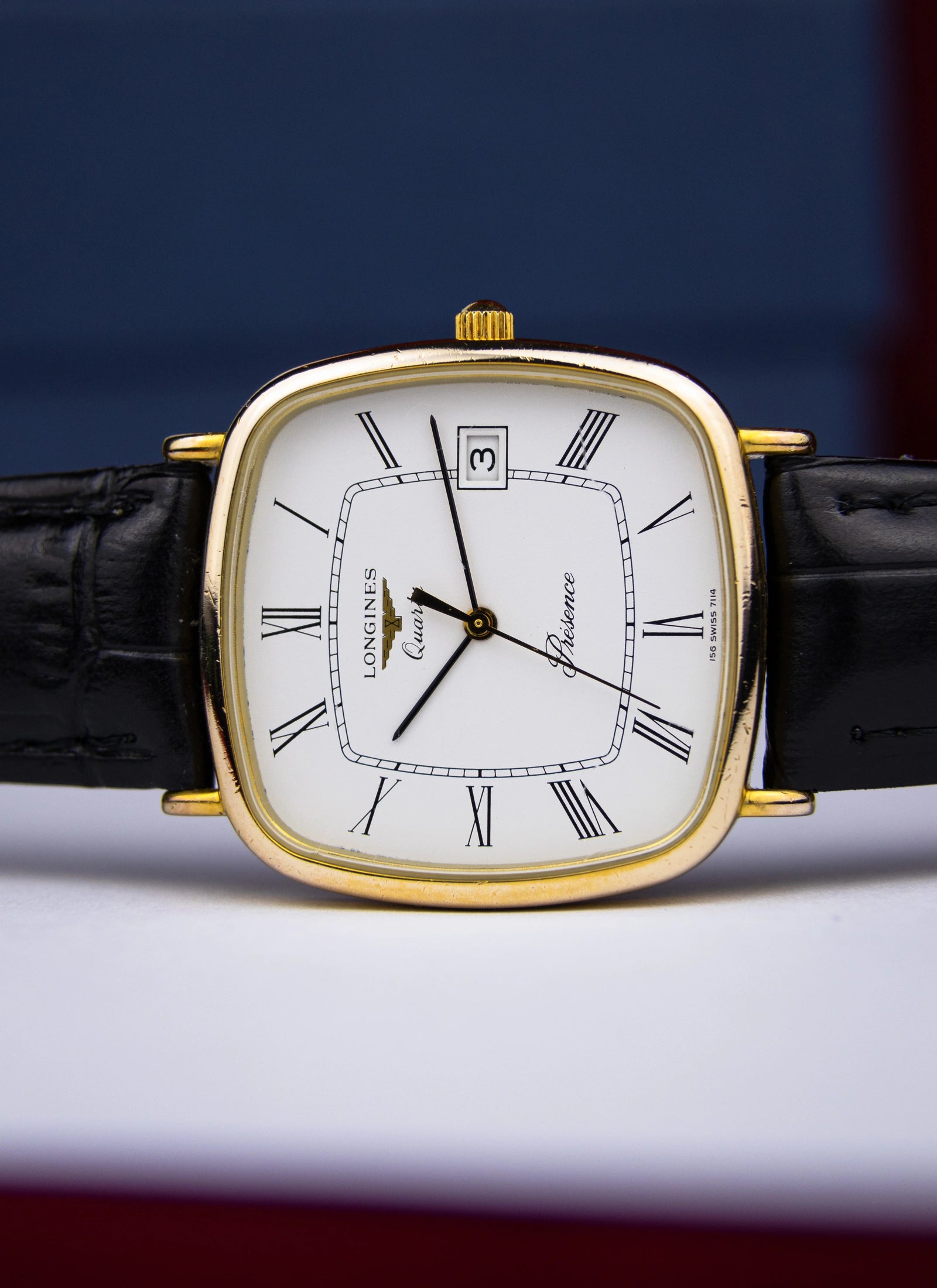 1980s Longines Presence 7114