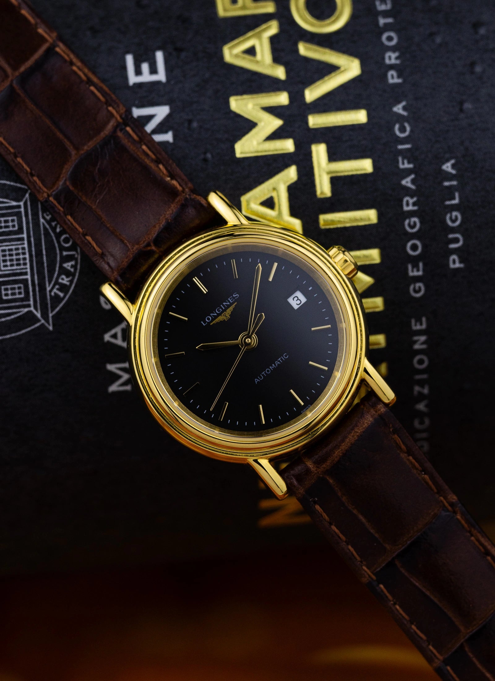 2000s Lady Longines Presence Black Dial L4.321.2 cal. L561.4