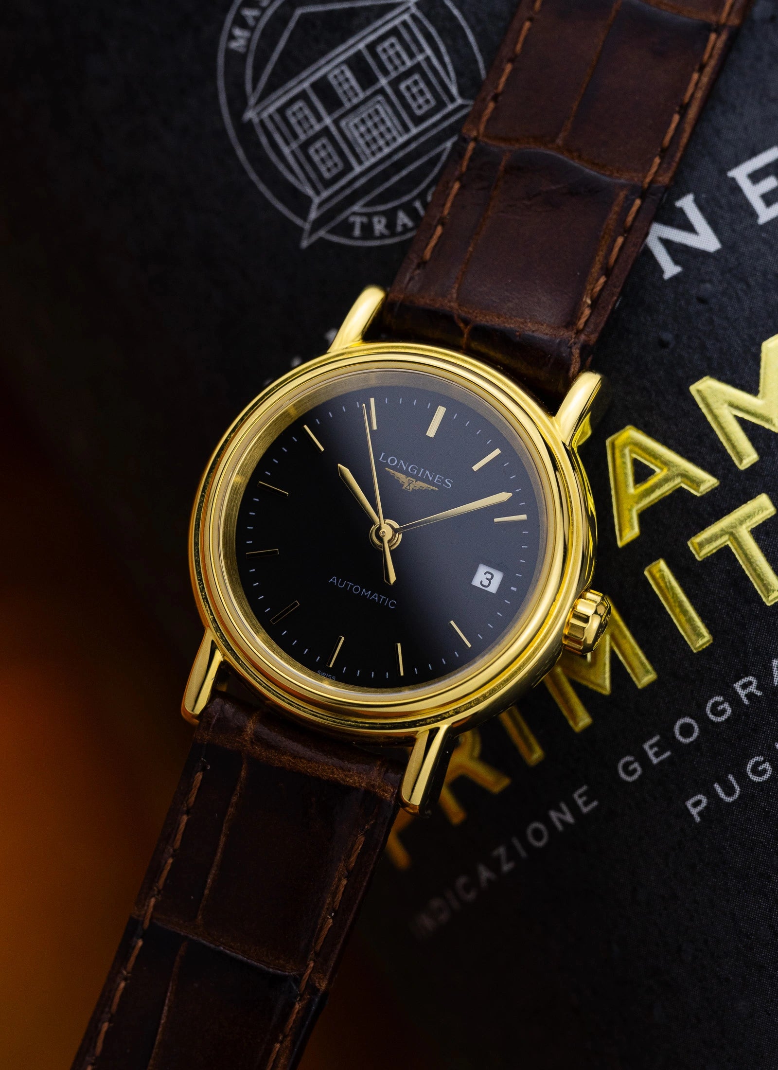 2000s Lady Longines Presence Black Dial L4.321.2 cal. L561.4