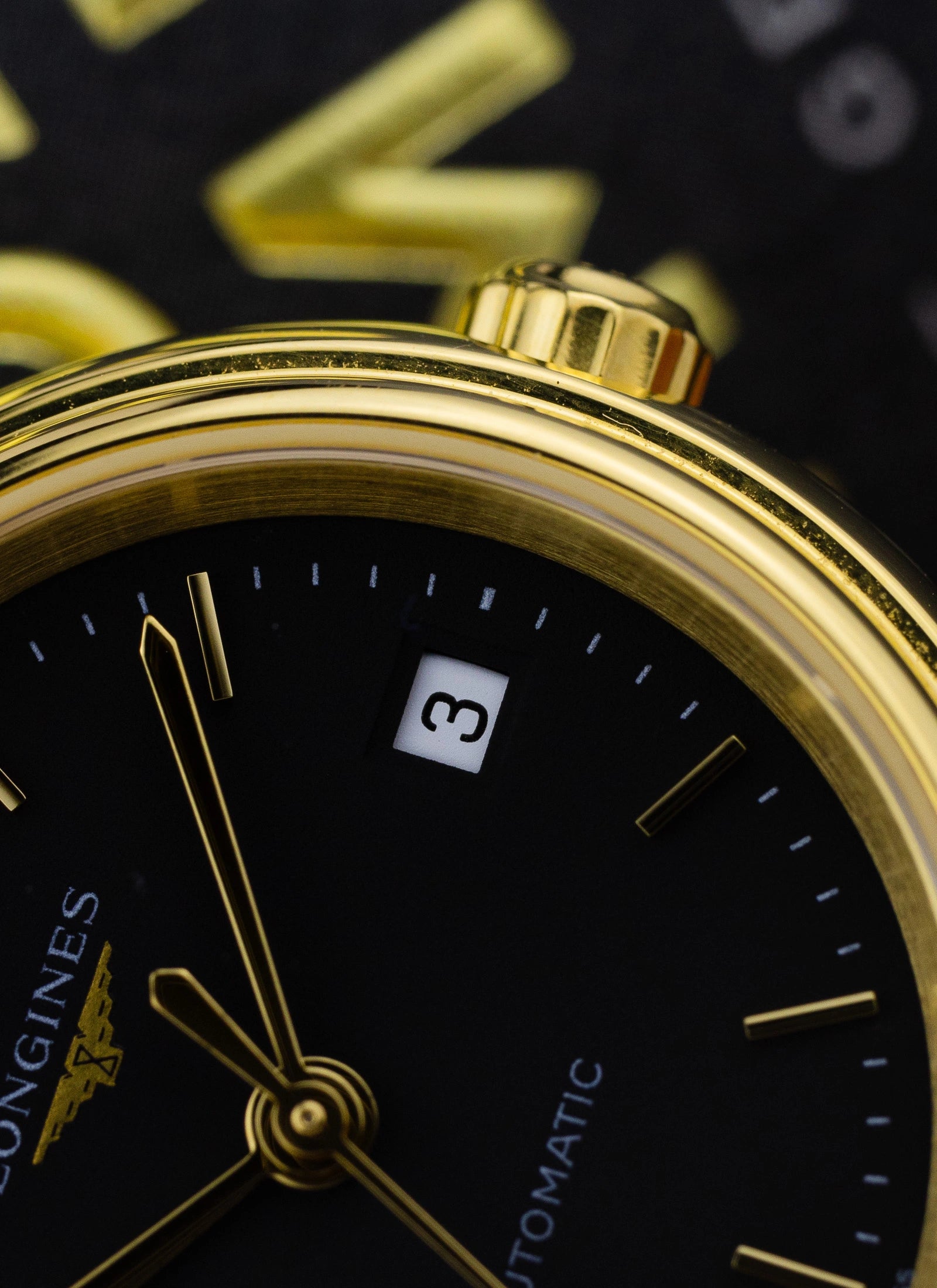 2000s Lady Longines Presence Black Dial L4.321.2 cal. L561.4