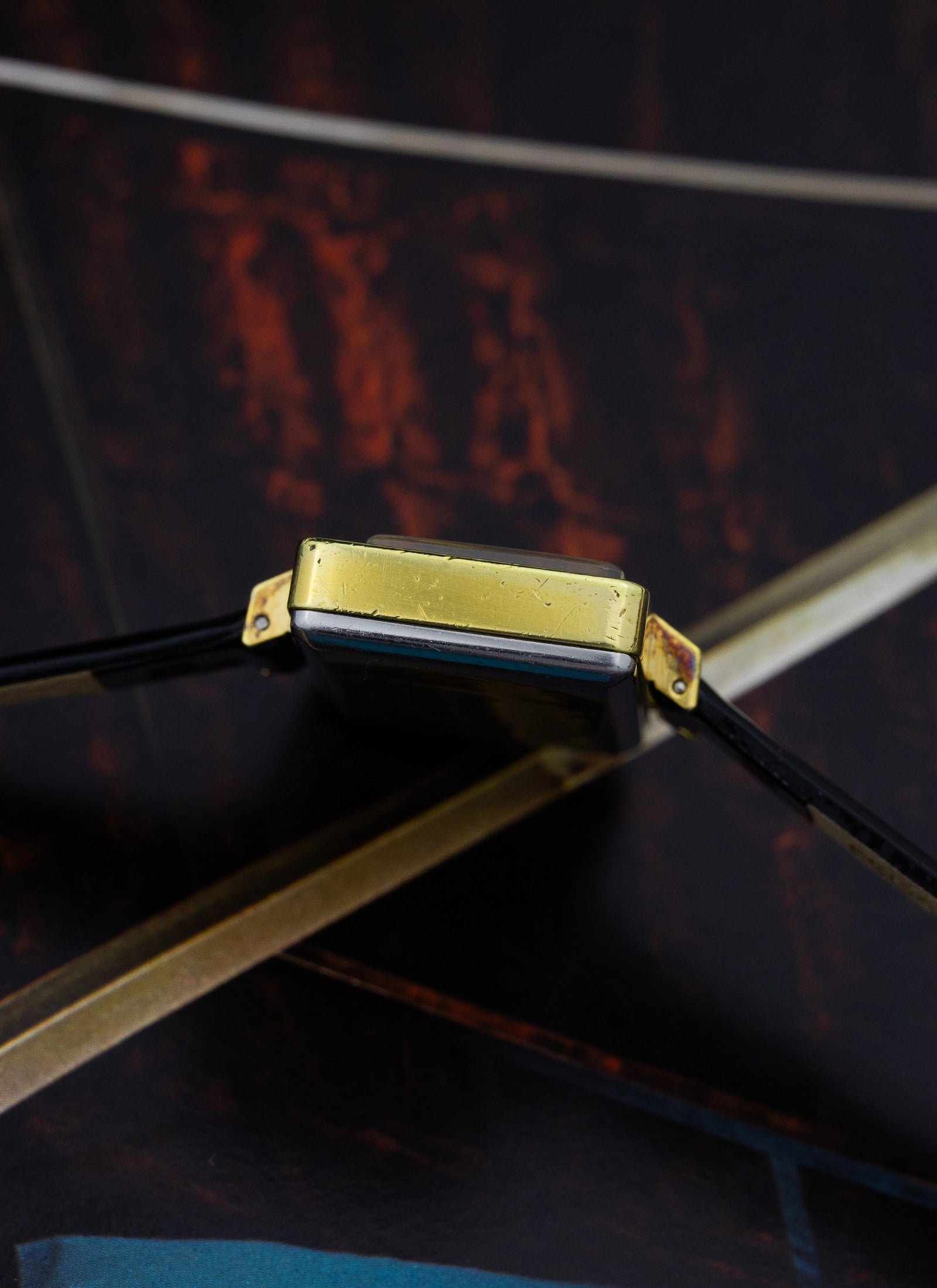 1970s Lady Longines Rectangular Chocolate Dial 5033-1 cal. 5601 Serviced