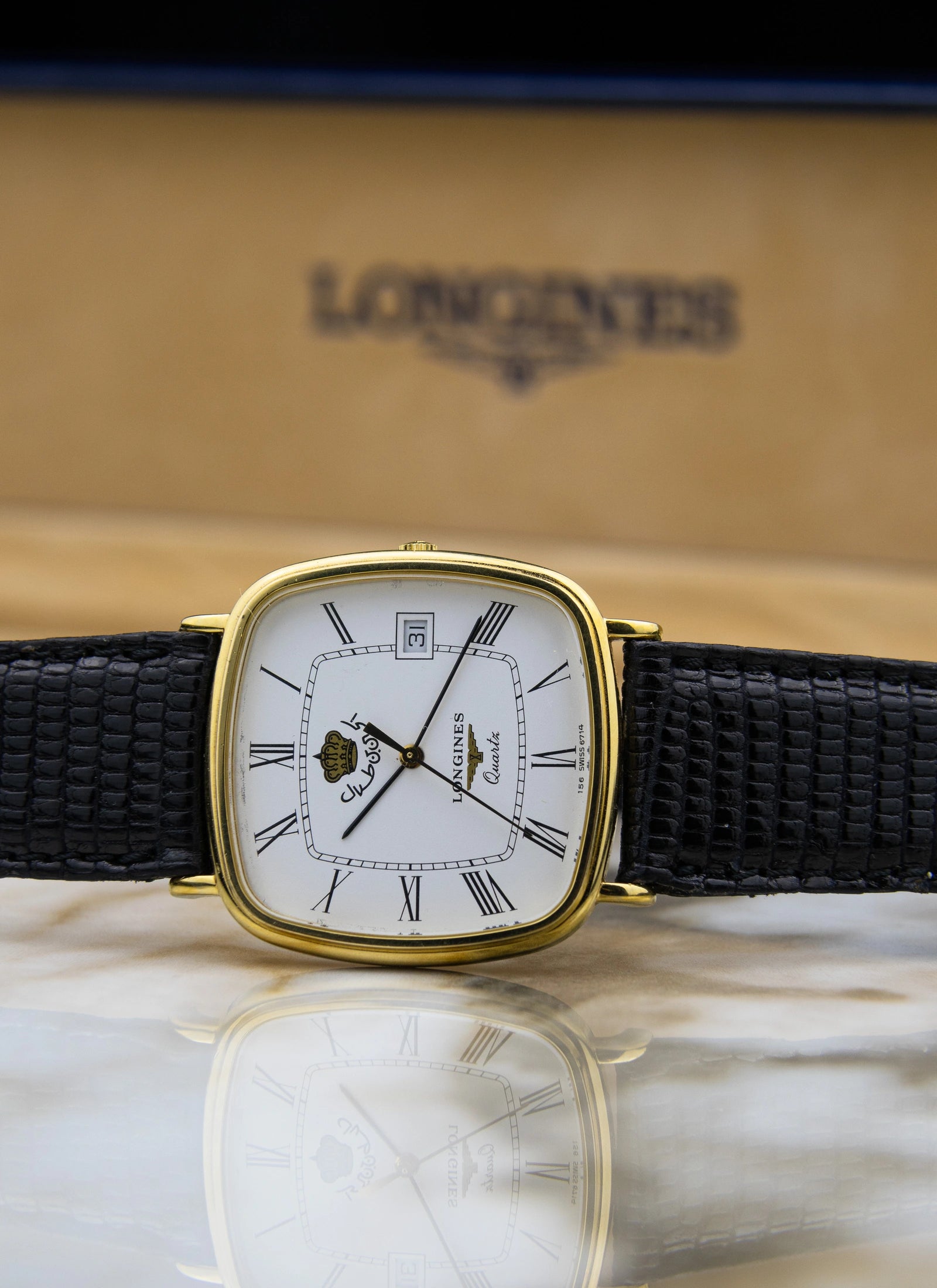 1980s Longines King Hussein Quartz NOS/MINT