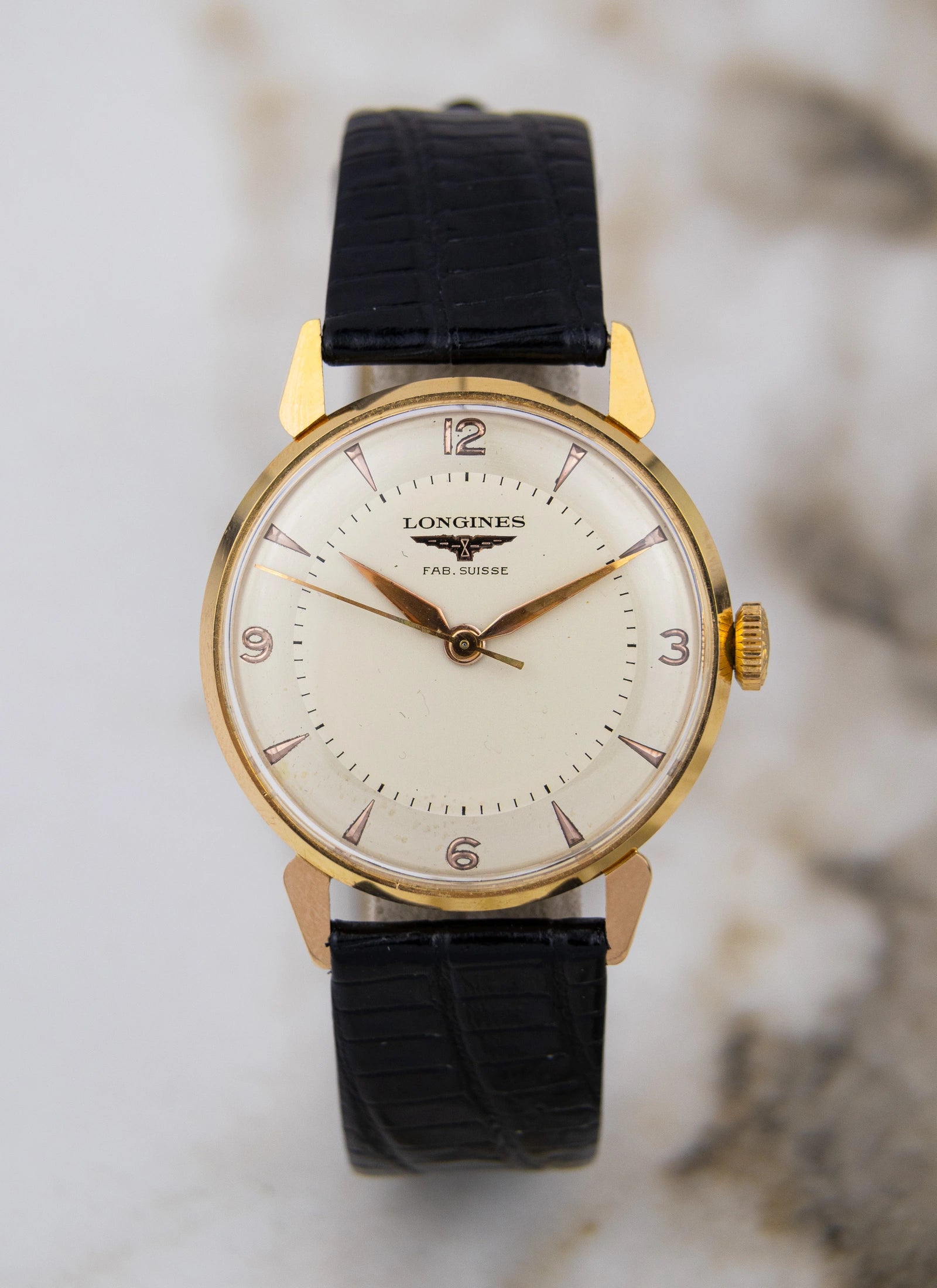 1953 18K Longines Fab. Suisse cal. 27MS