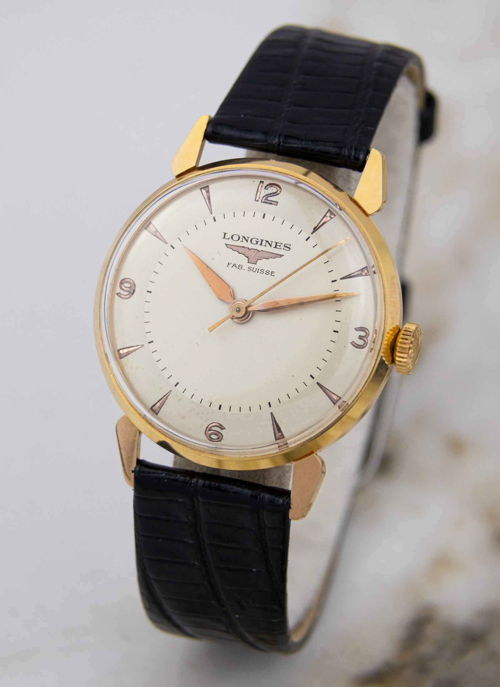 1953 18K Longines Fab. Suisse cal. 27MS