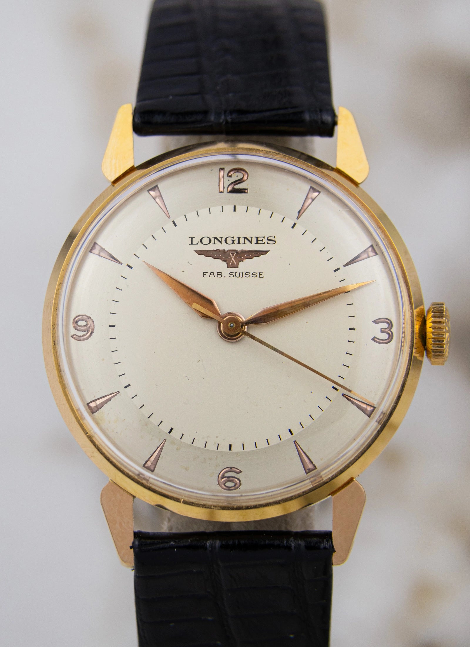 1953 18K Longines Fab. Suisse cal. 27MS